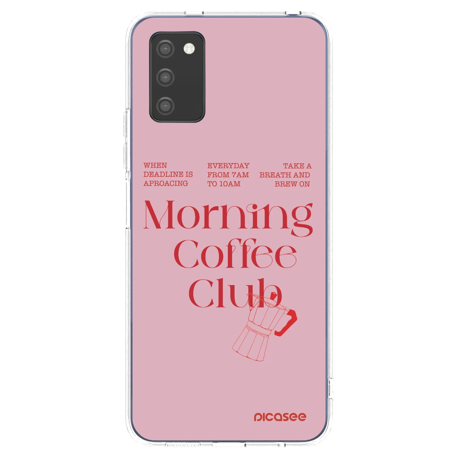 Picasee átlátszó szilikon tok az alábbi mobiltelefonokra Samsung Galaxy A03s A037G - Morning