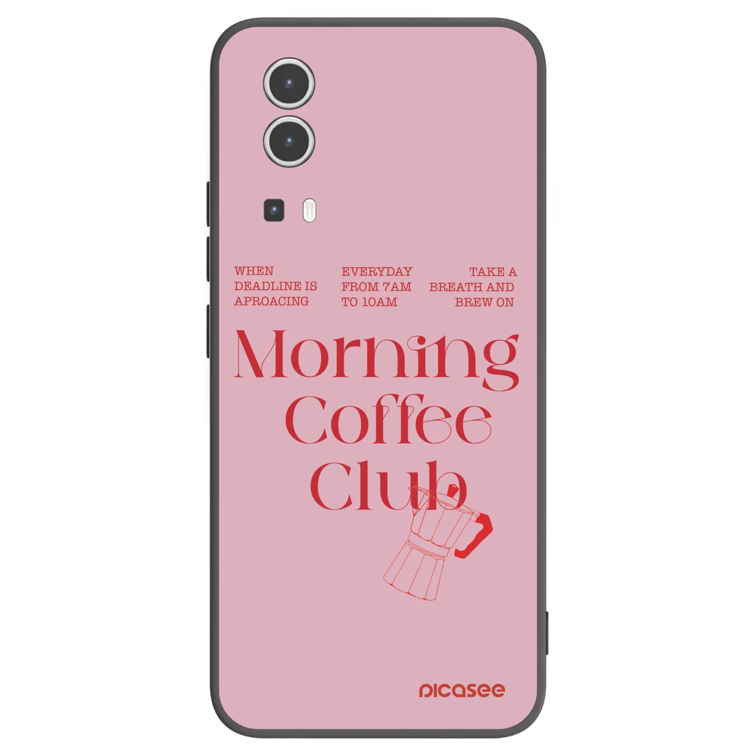 Picasee fekete szilikon tok az alábbi mobiltelefonokra Vivo Y72 5G - Morning