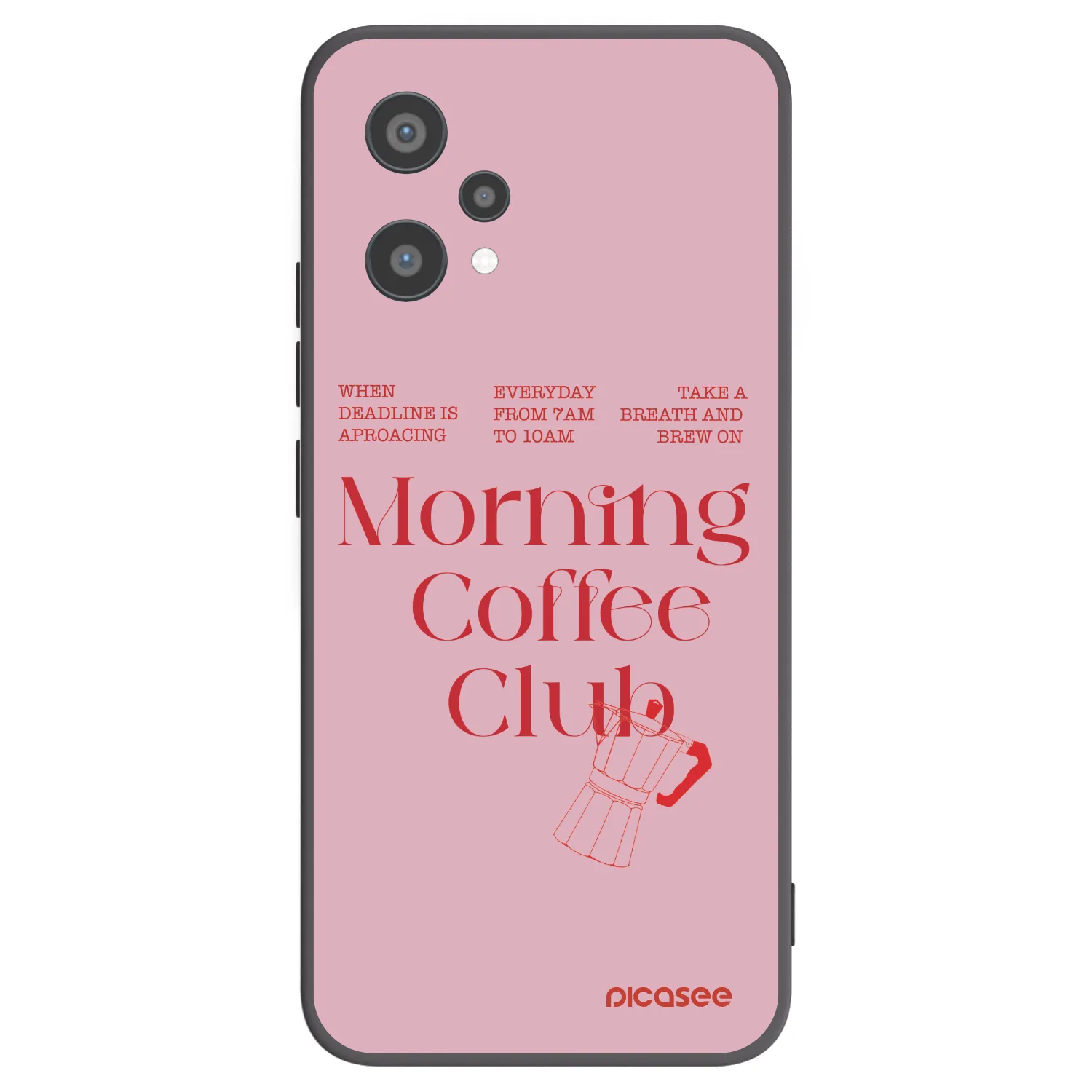 Picasee fekete szilikon tok az alábbi mobiltelefonokra Realme 9 Pro 5G - Morning