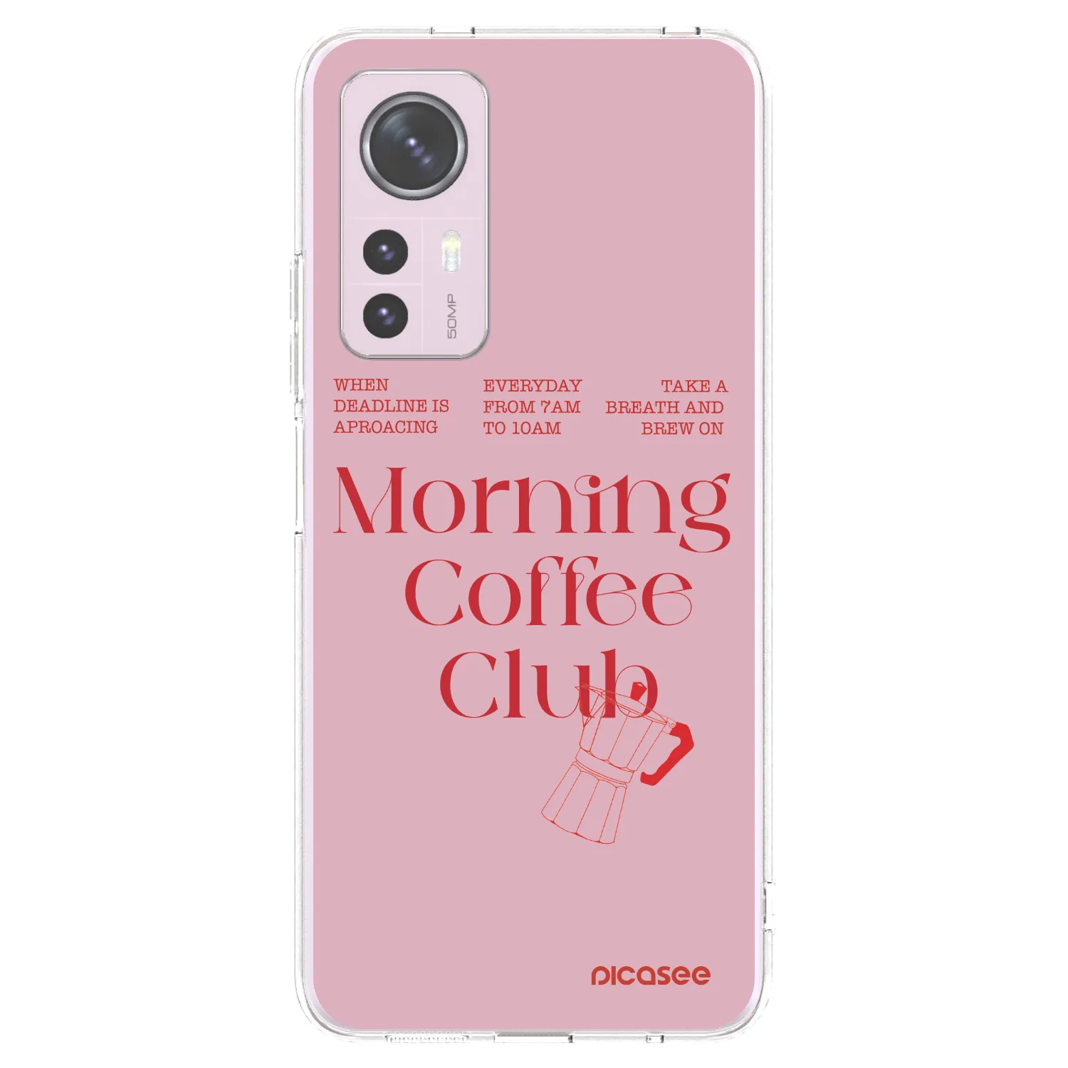 Picasee átlátszó szilikon tok az alábbi mobiltelefonokra Xiaomi 12 - Morning