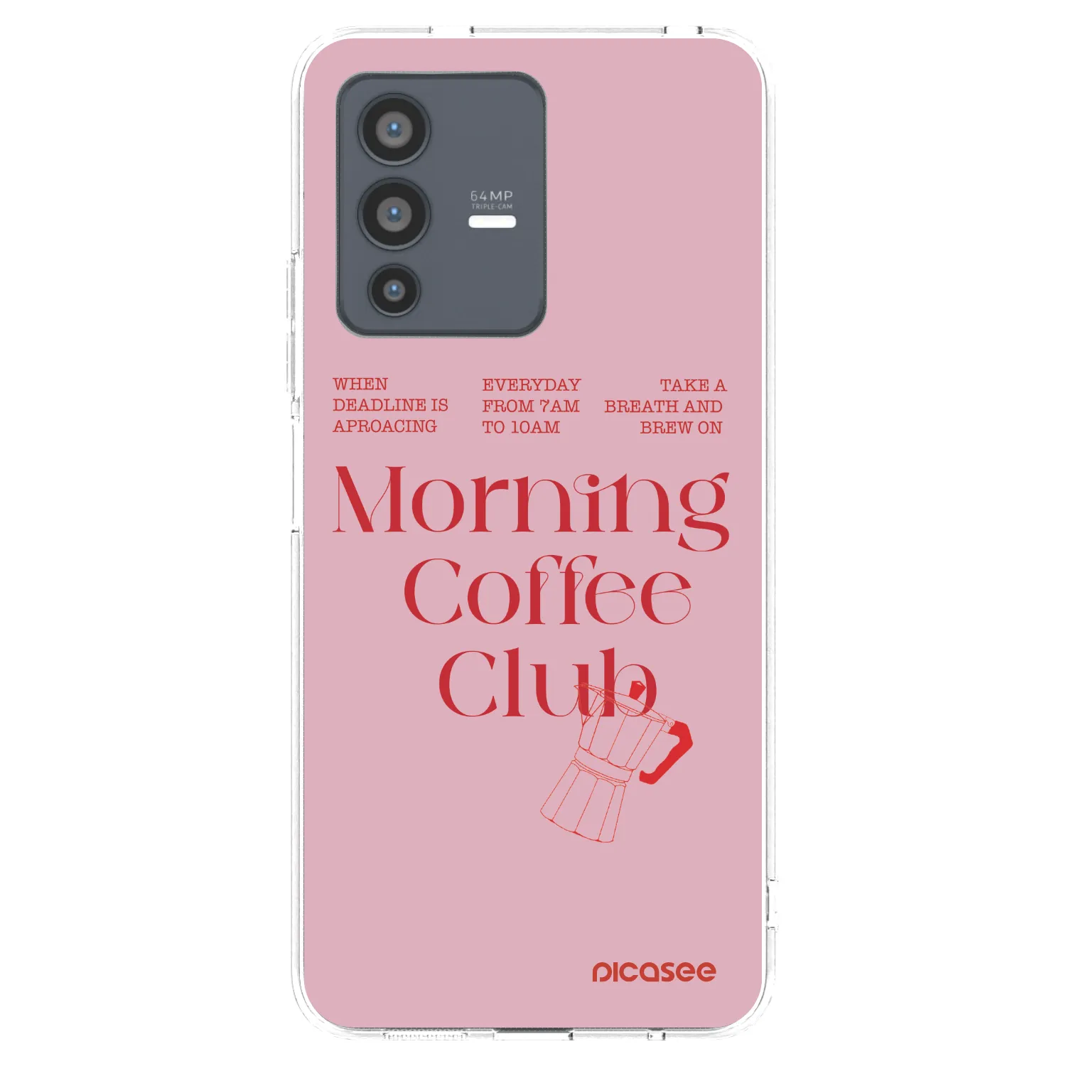 Picasee átlátszó szilikon tok az alábbi mobiltelefonokra Vivo V23 5G - Morning
