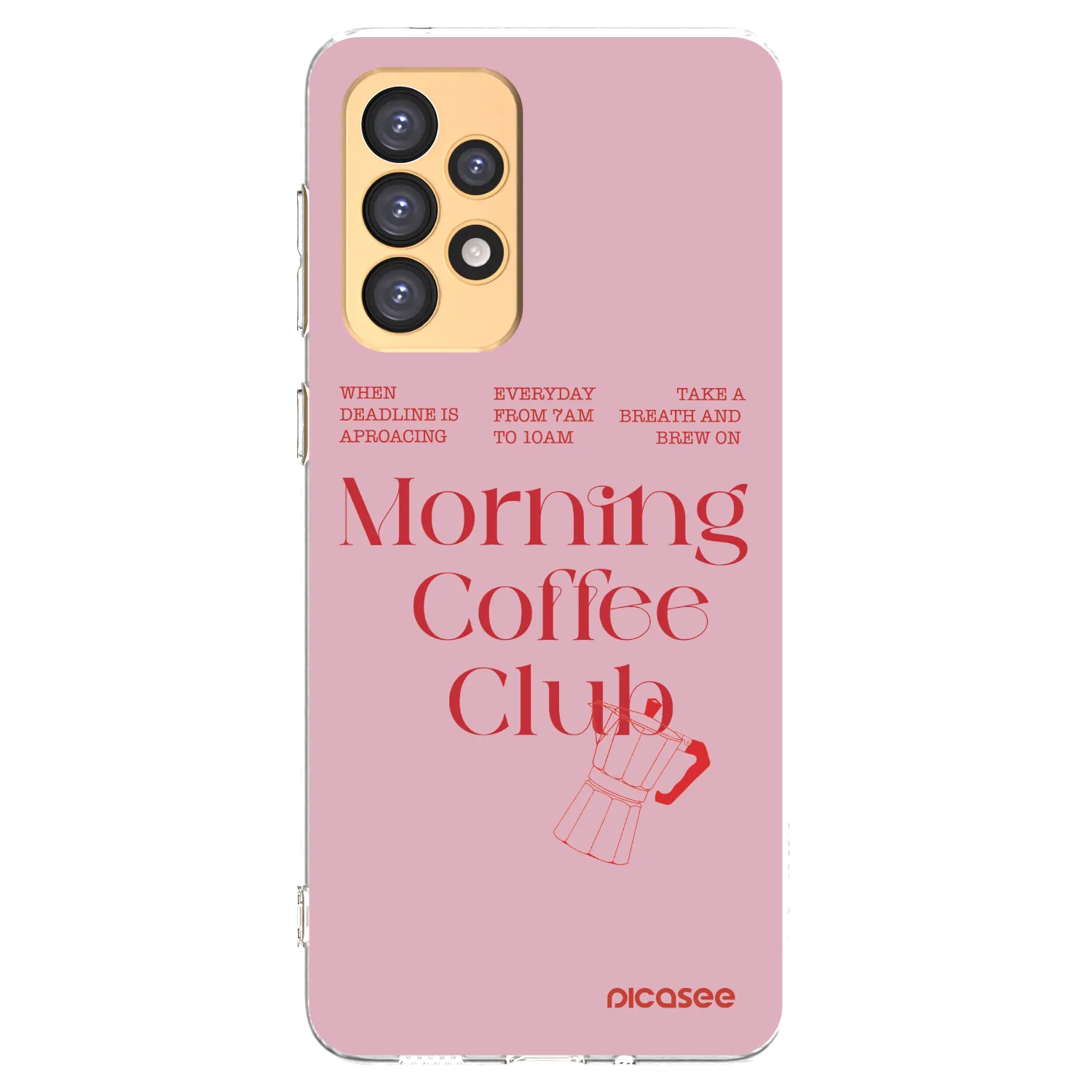 Picasee átlátszó szilikon tok az alábbi mobiltelefonokra Samsung Galaxy A33 5G A336 - Morning