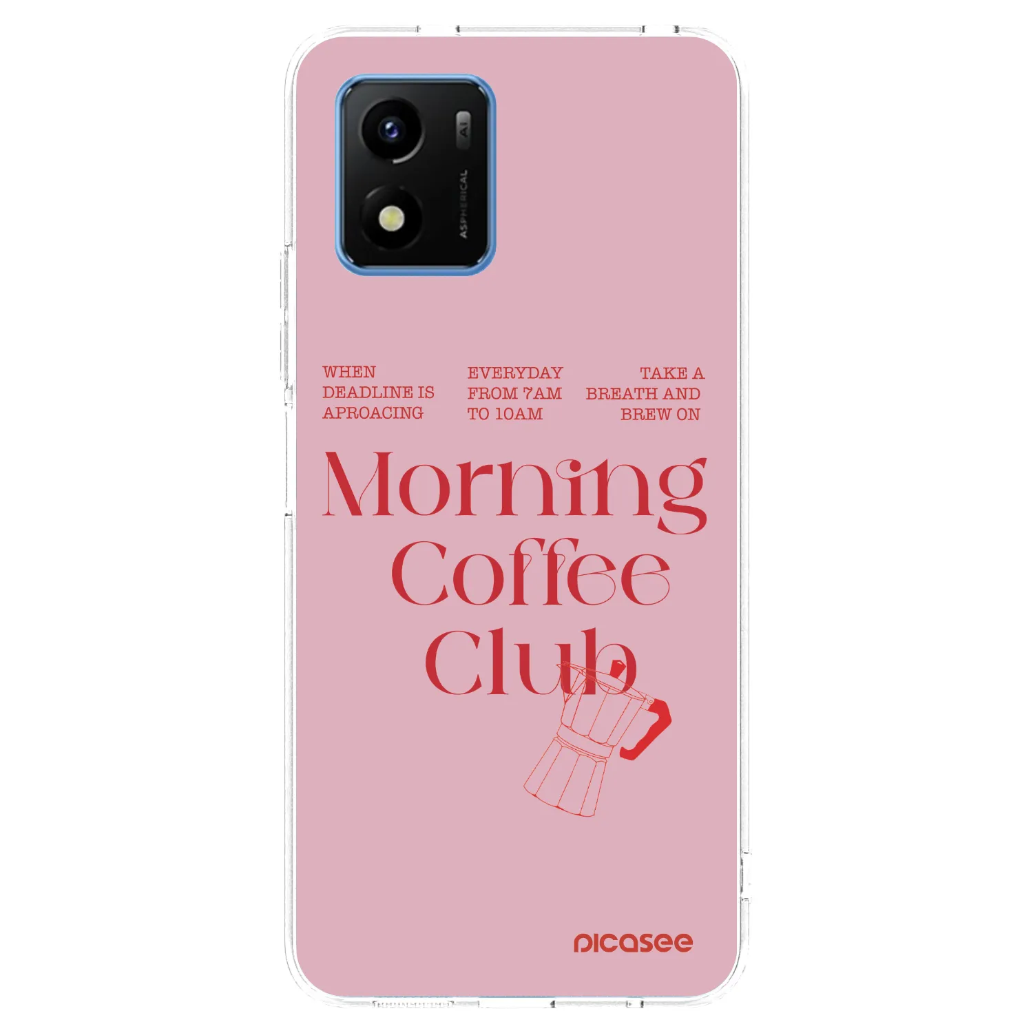Picasee átlátszó szilikon tok az alábbi mobiltelefonokra Vivo Y01 - Morning