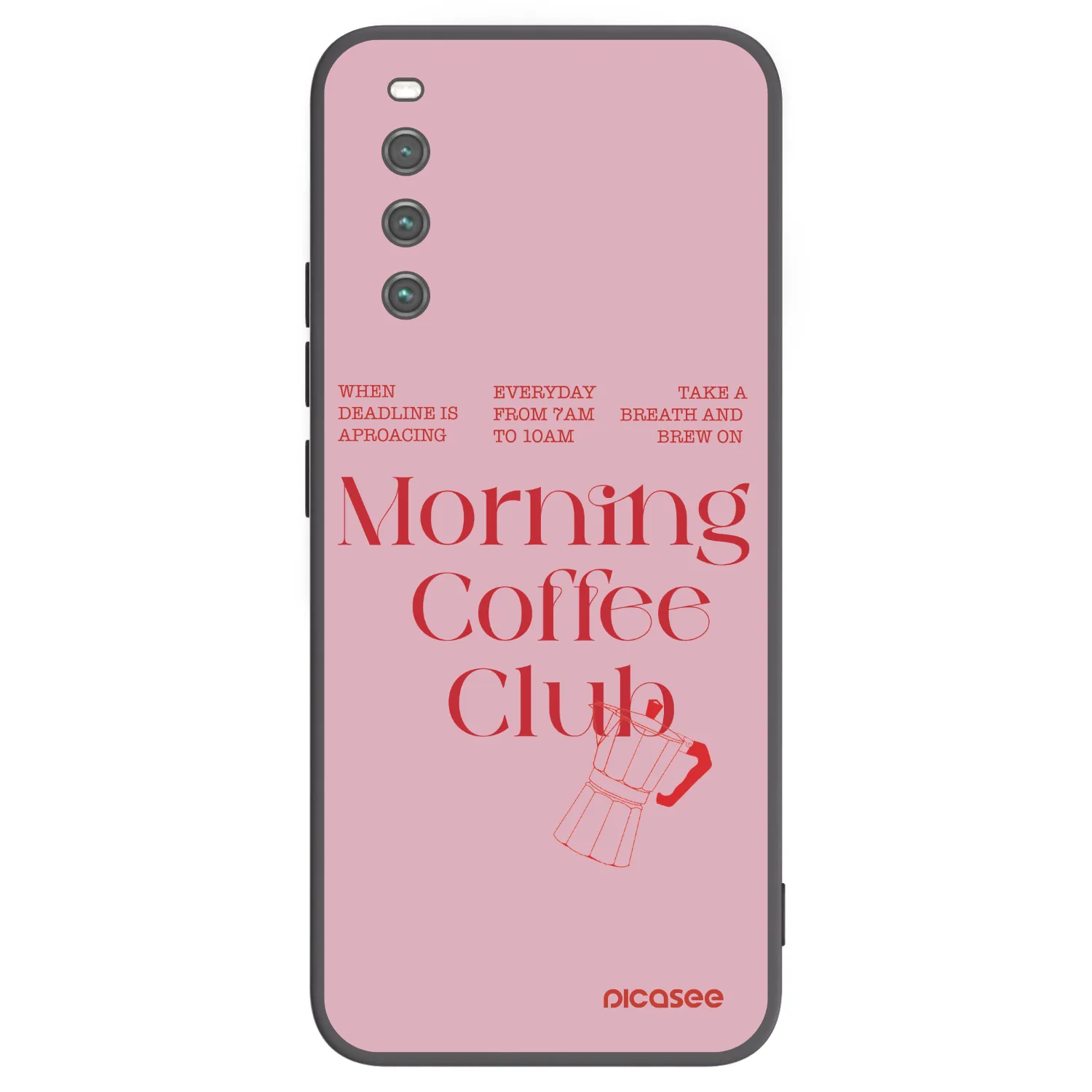 Picasee fekete szilikon tok az alábbi mobiltelefonokra Sony Xperia 10 IV 5G - Morning
