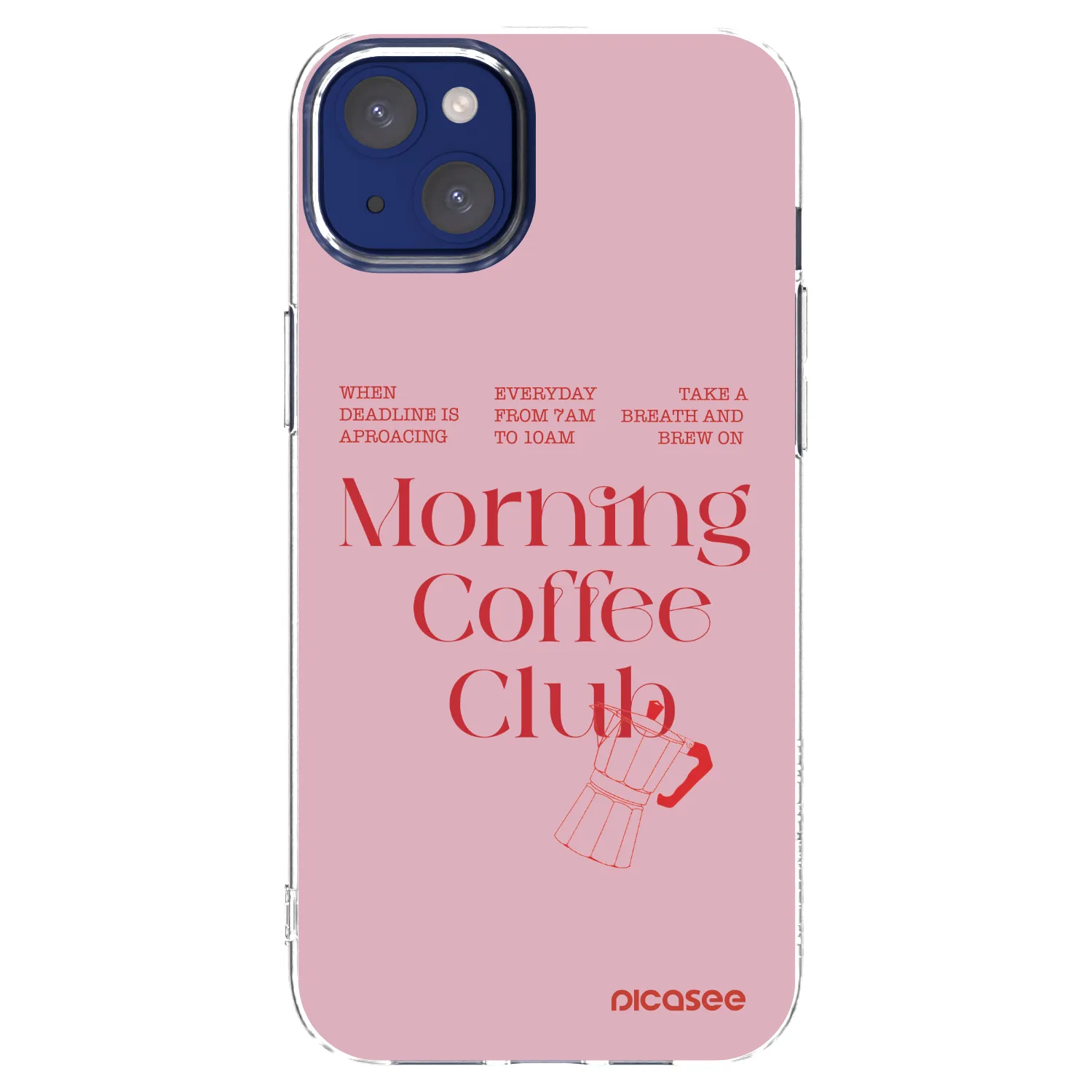 Picasee átlátszó szilikon tok az alábbi mobiltelefonokra Apple iPhone 14 Plus - Morning