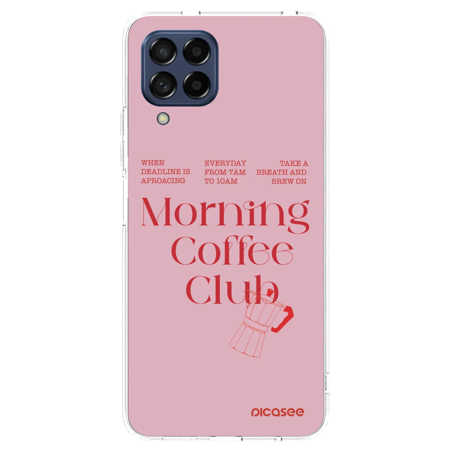 Picasee átlátszó szilikon tok az alábbi mobiltelefonokra Samsung Galaxy M53 5G - Morning