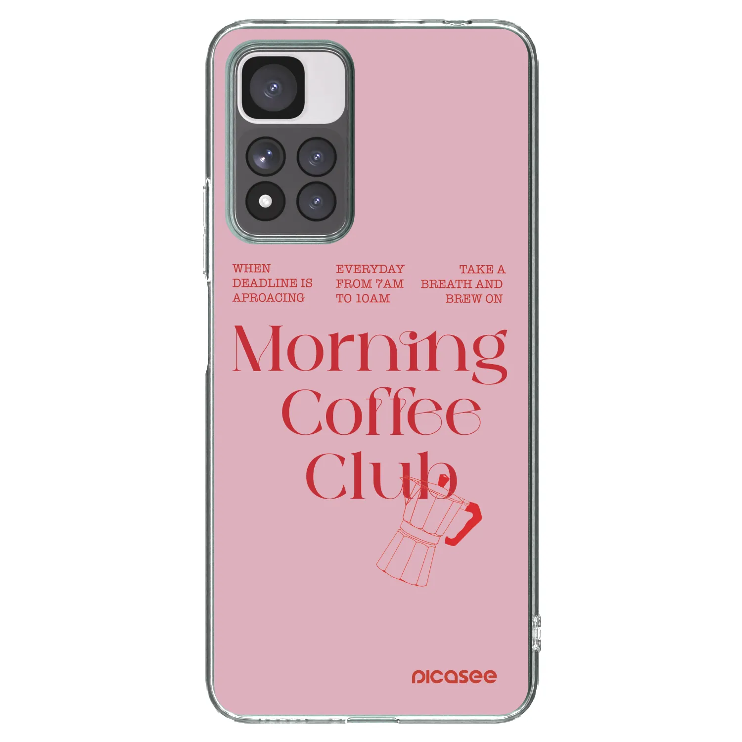 Picasee átlátszó szilikon tok az alábbi mobiltelefonokra Xiaomi Redmi Note 11 Pro+ 5G - Morning