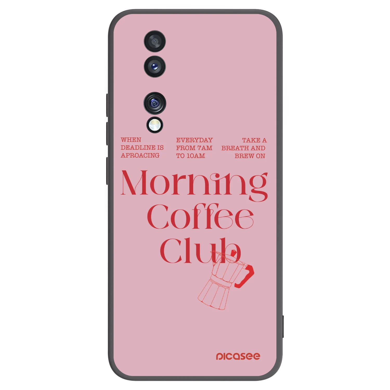 Picasee fekete szilikon tok az alábbi mobiltelefonokra Honor 70 - Morning