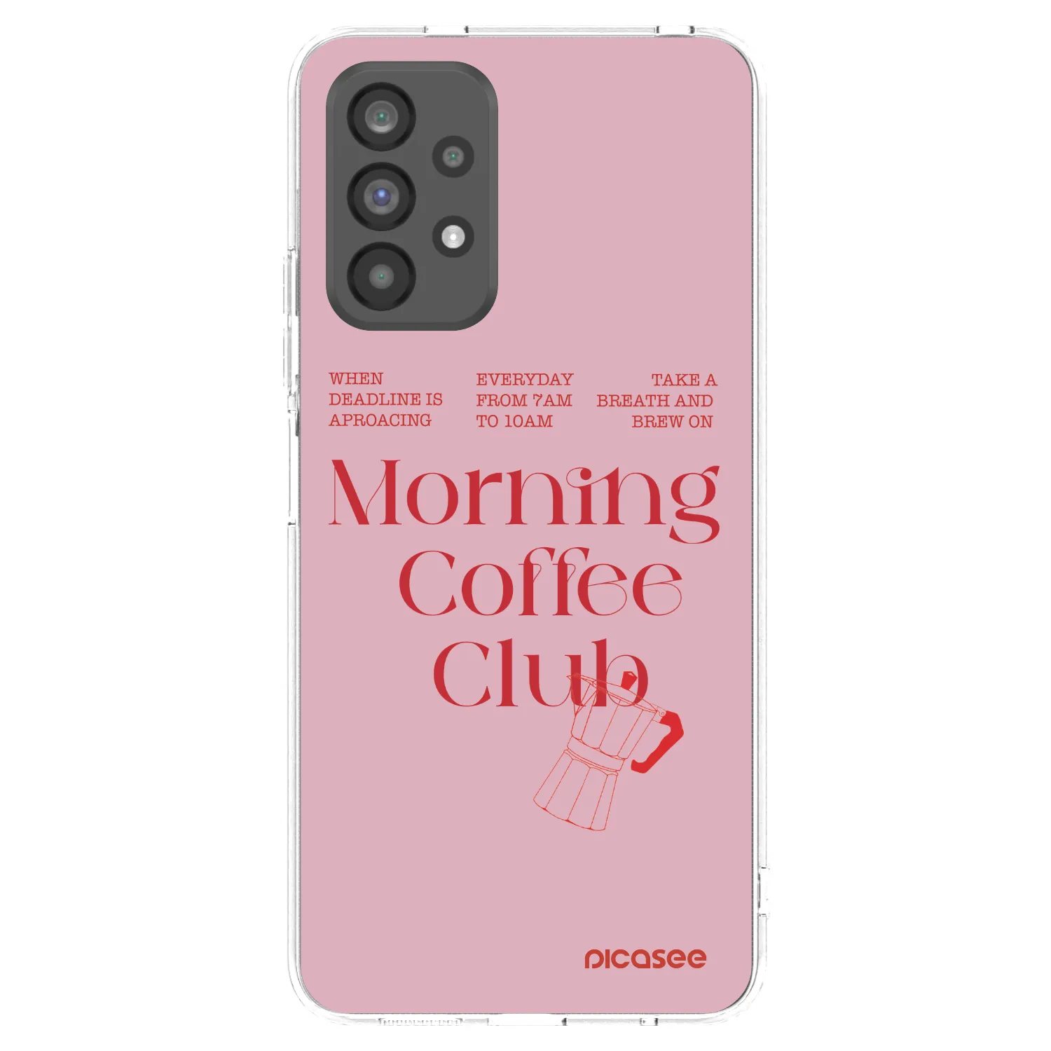 Picasee átlátszó szilikon tok az alábbi mobiltelefonokra Samsung Galaxy A73 5G - Morning