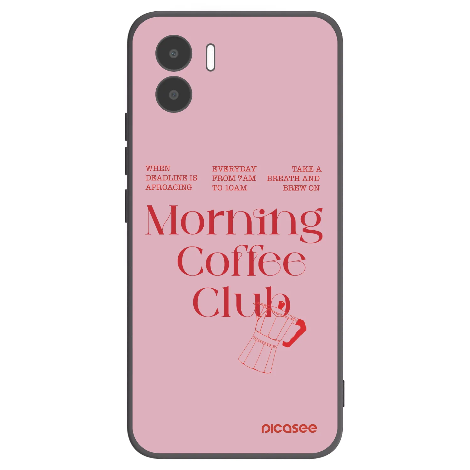 Picasee fekete szilikon tok az alábbi mobiltelefonokra Xiaomi Redmi A1 - Morning