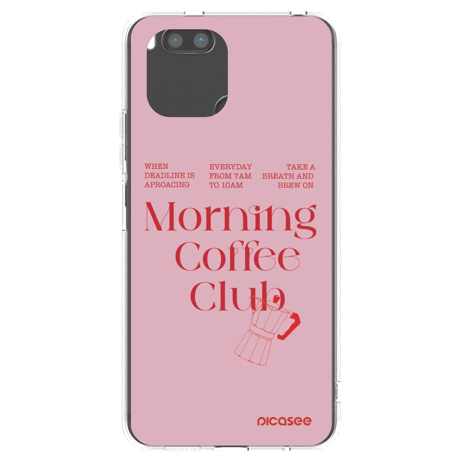 Picasee átlátszó szilikon tok az alábbi mobiltelefonokra Xiaomi Redmi A1 - Morning