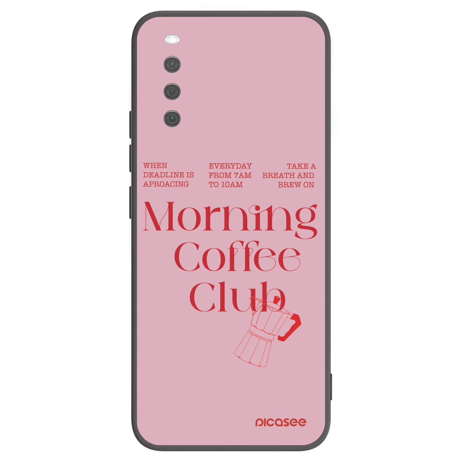 Picasee fekete szilikon tok az alábbi mobiltelefonokra Sony Xperia 10 III - Morning