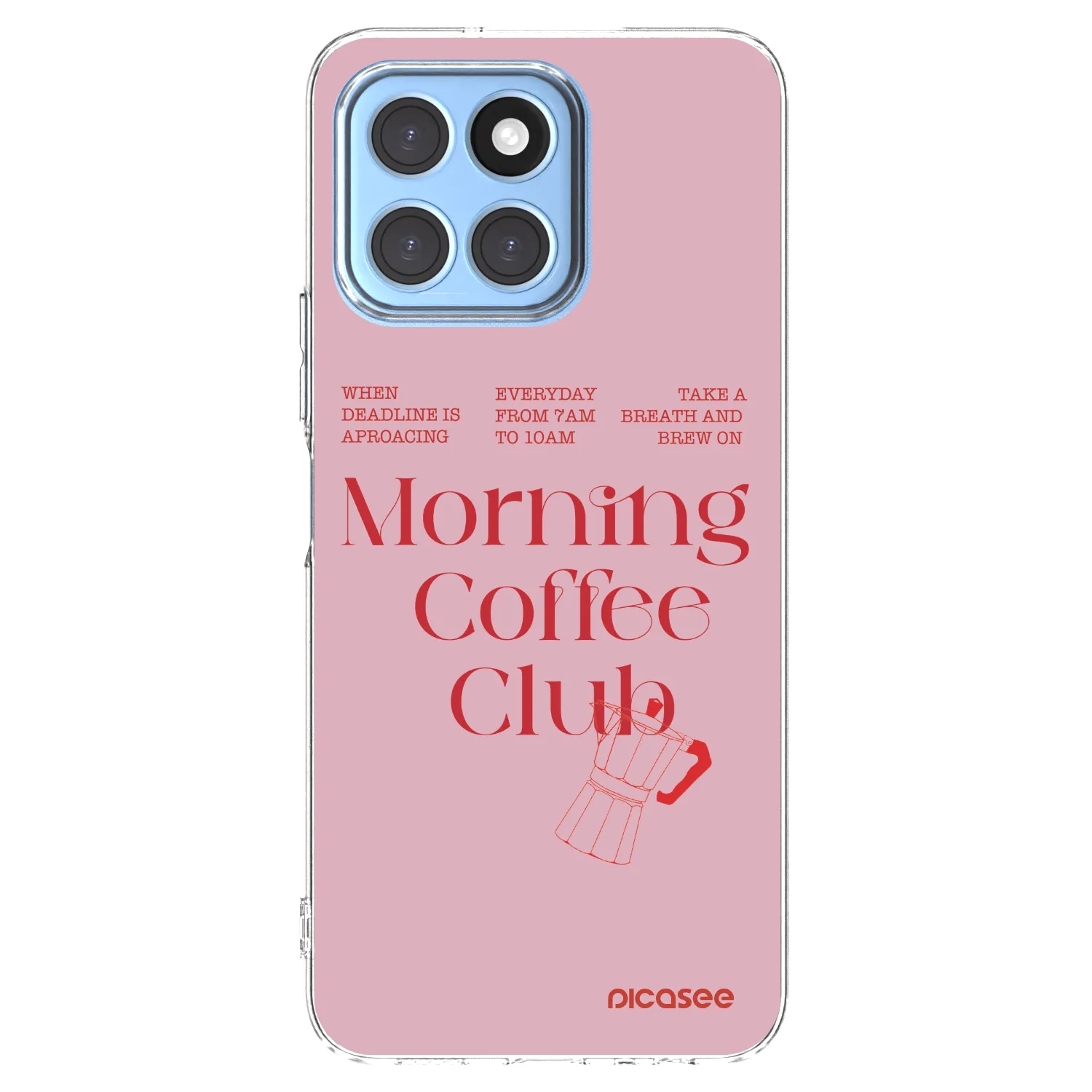Picasee átlátszó szilikon tok az alábbi mobiltelefonokra Honor X6 - Morning