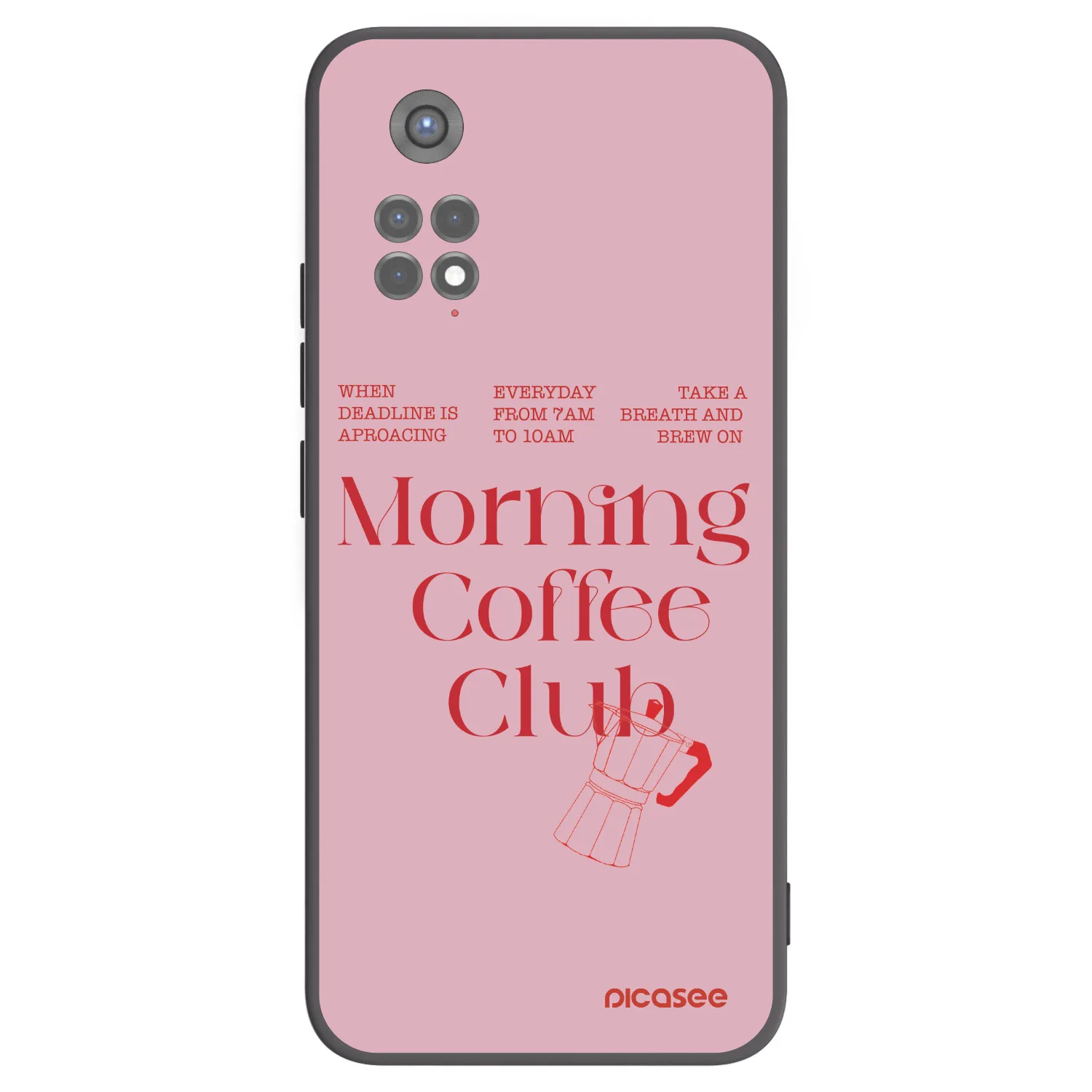 Picasee fekete szilikon tok az alábbi mobiltelefonokra Xiaomi Redmi Note 11S 5G - Morning