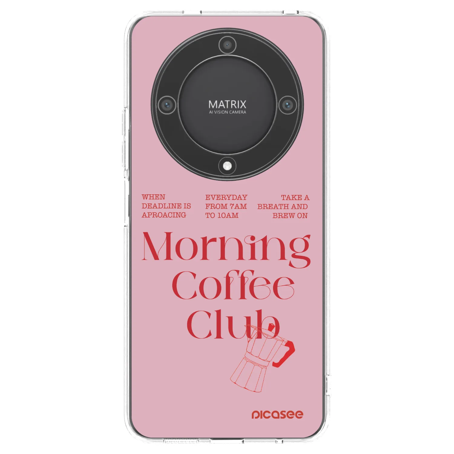 Picasee átlátszó szilikon tok az alábbi mobiltelefonokra Honor Magic5 Lite 5G - Morning