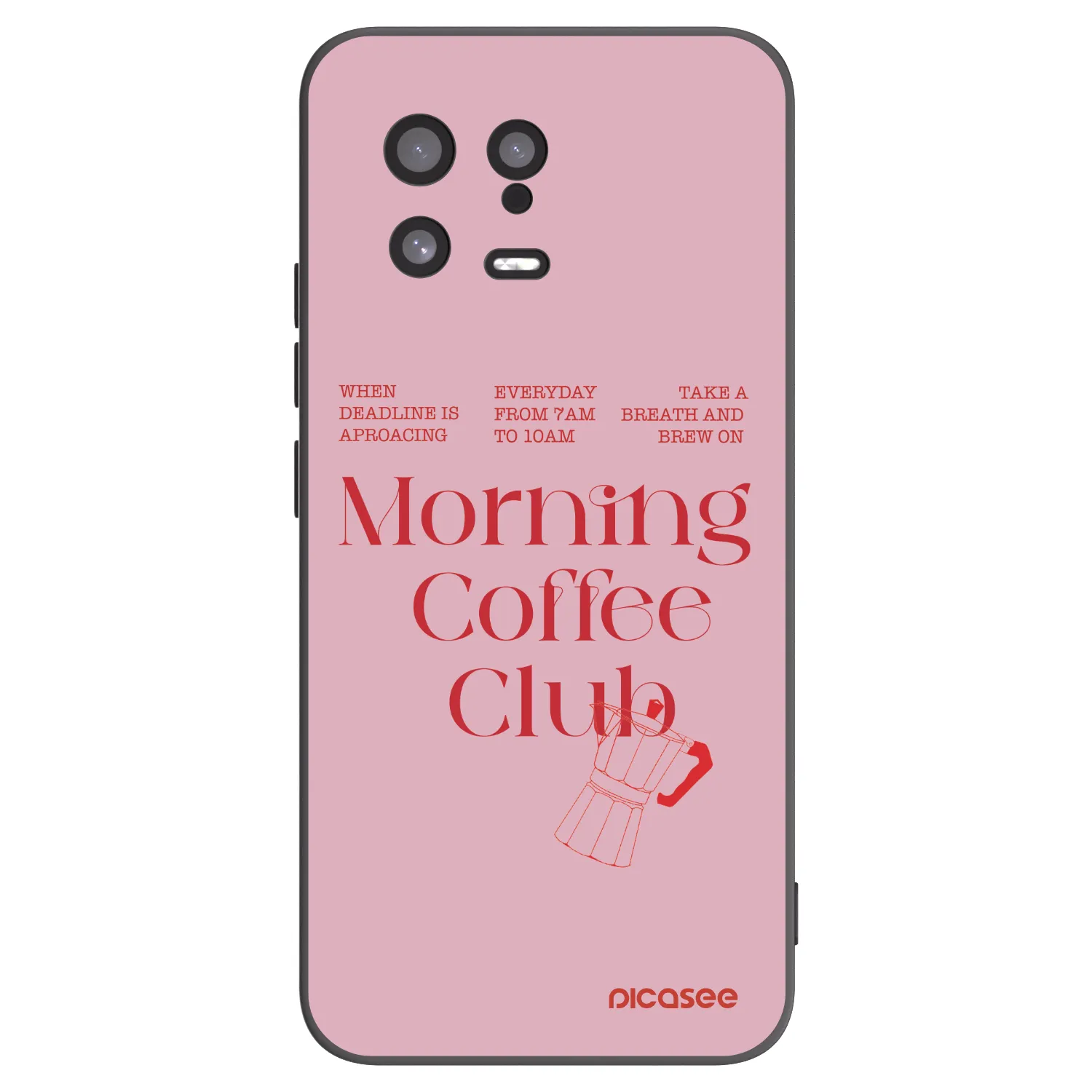 Picasee fekete szilikon tok az alábbi mobiltelefonokra Xiaomi 13 - Morning