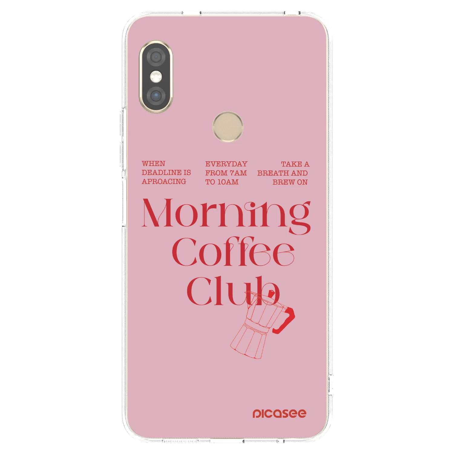 Picasee átlátszó szilikon tok az alábbi mobiltelefonokra Xiaomi Redmi Note 5 Global - Morning