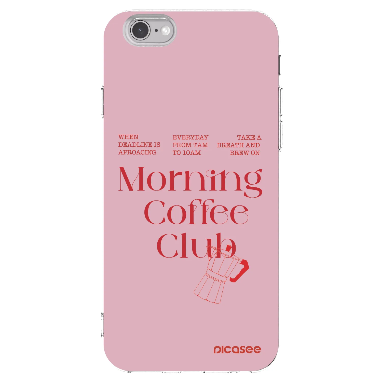 Picasee átlátszó szilikon tok az alábbi mobiltelefonokra Apple iPhone 6/6S - Morning