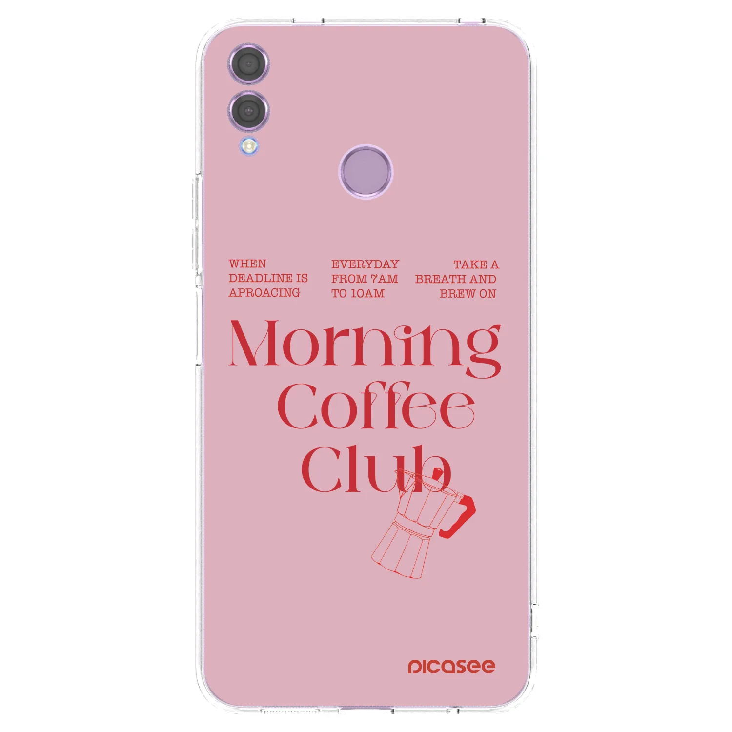 Picasee átlátszó szilikon tok az alábbi mobiltelefonokra Honor 8X - Morning