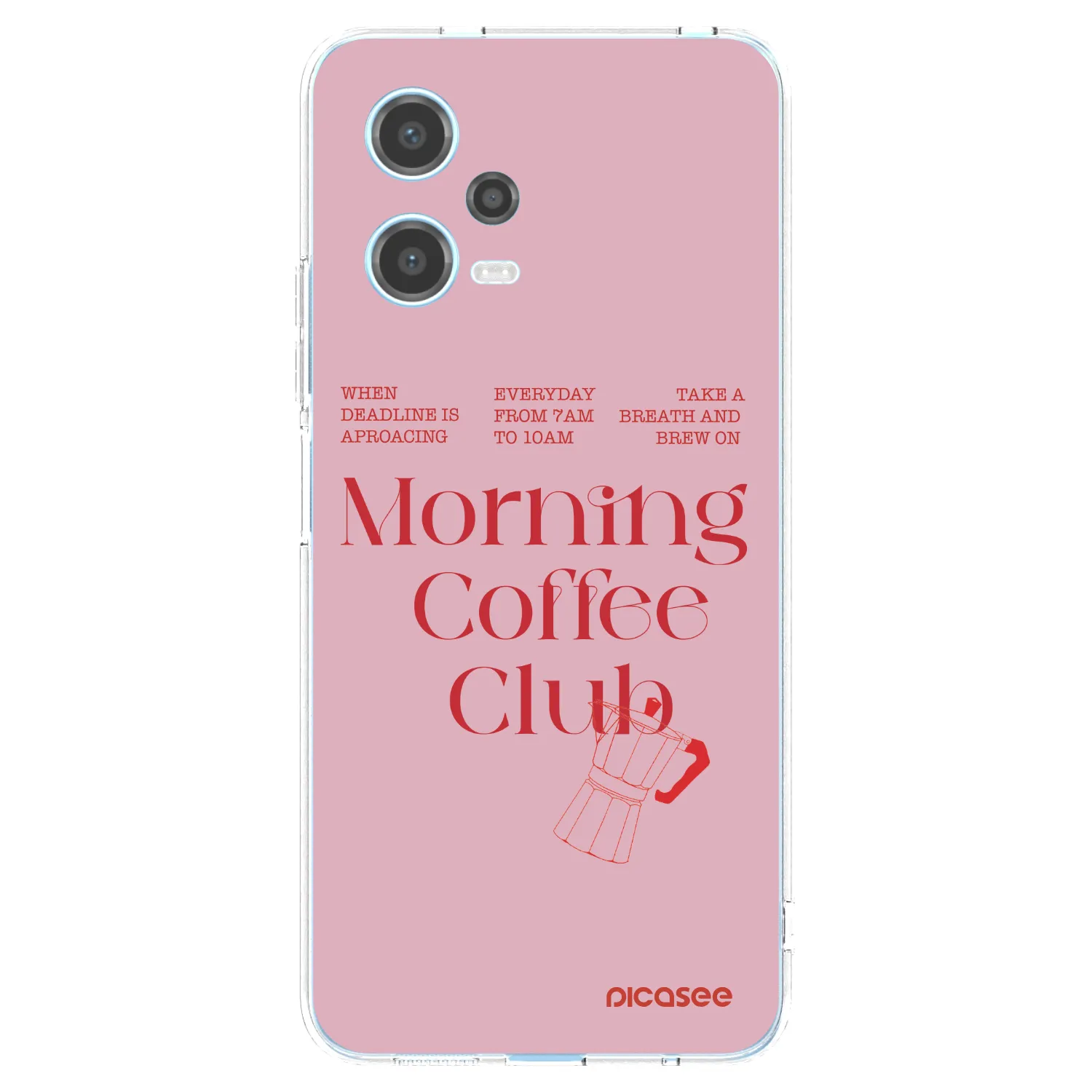 Picasee átlátszó szilikon tok az alábbi mobiltelefonokra Xiaomi Redmi Note 12 5G - Morning
