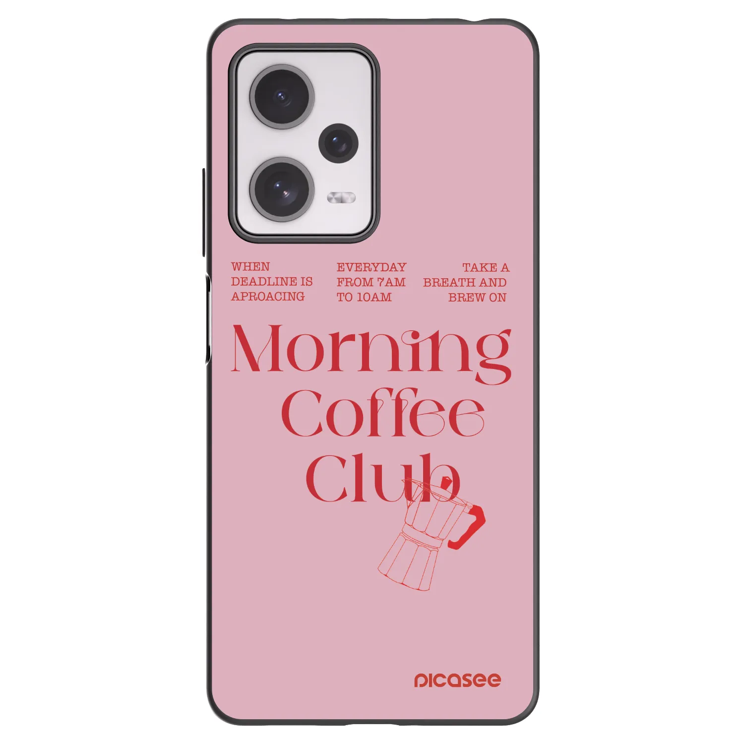 Picasee fekete szilikon tok az alábbi mobiltelefonokra Xiaomi Redmi Note 12 Pro+ 5G - Morning