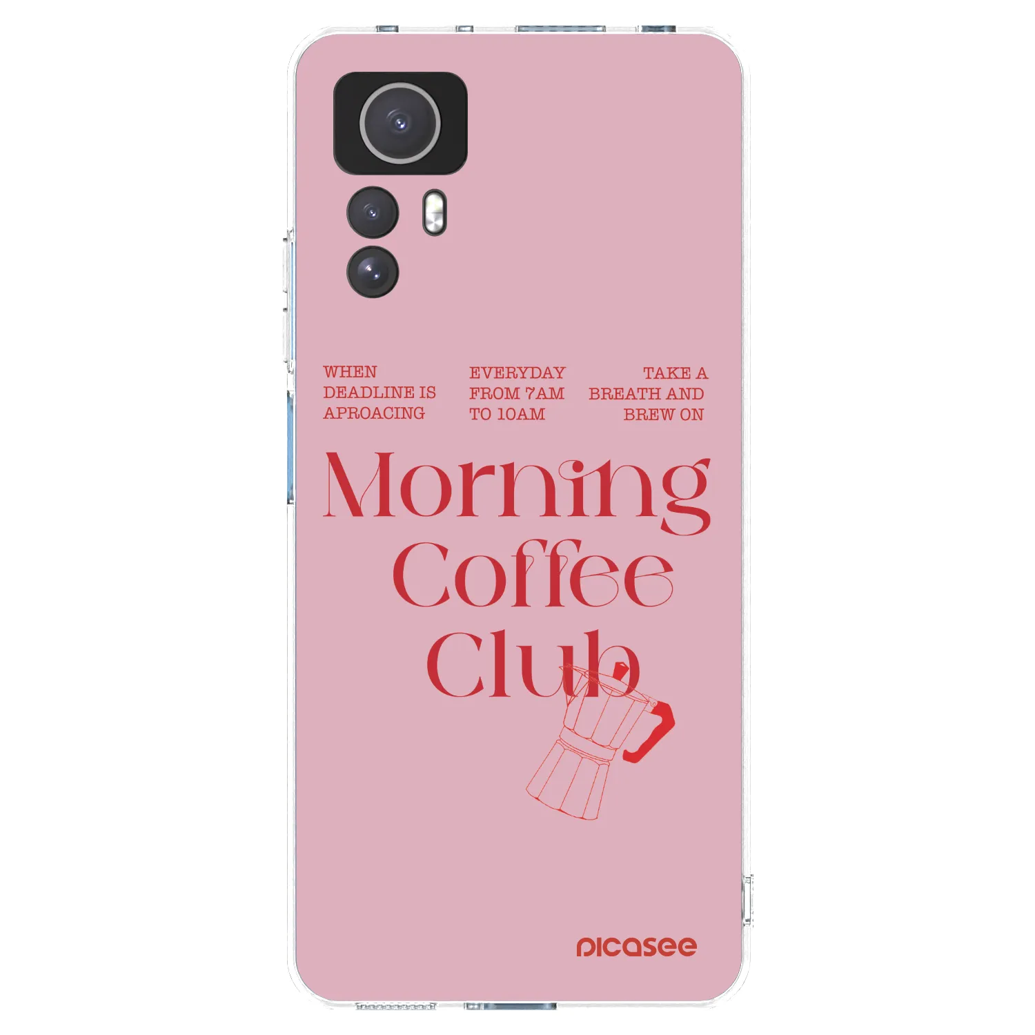 Picasee átlátszó szilikon tok az alábbi mobiltelefonokra Xiaomi Redmi Note 12S - Morning