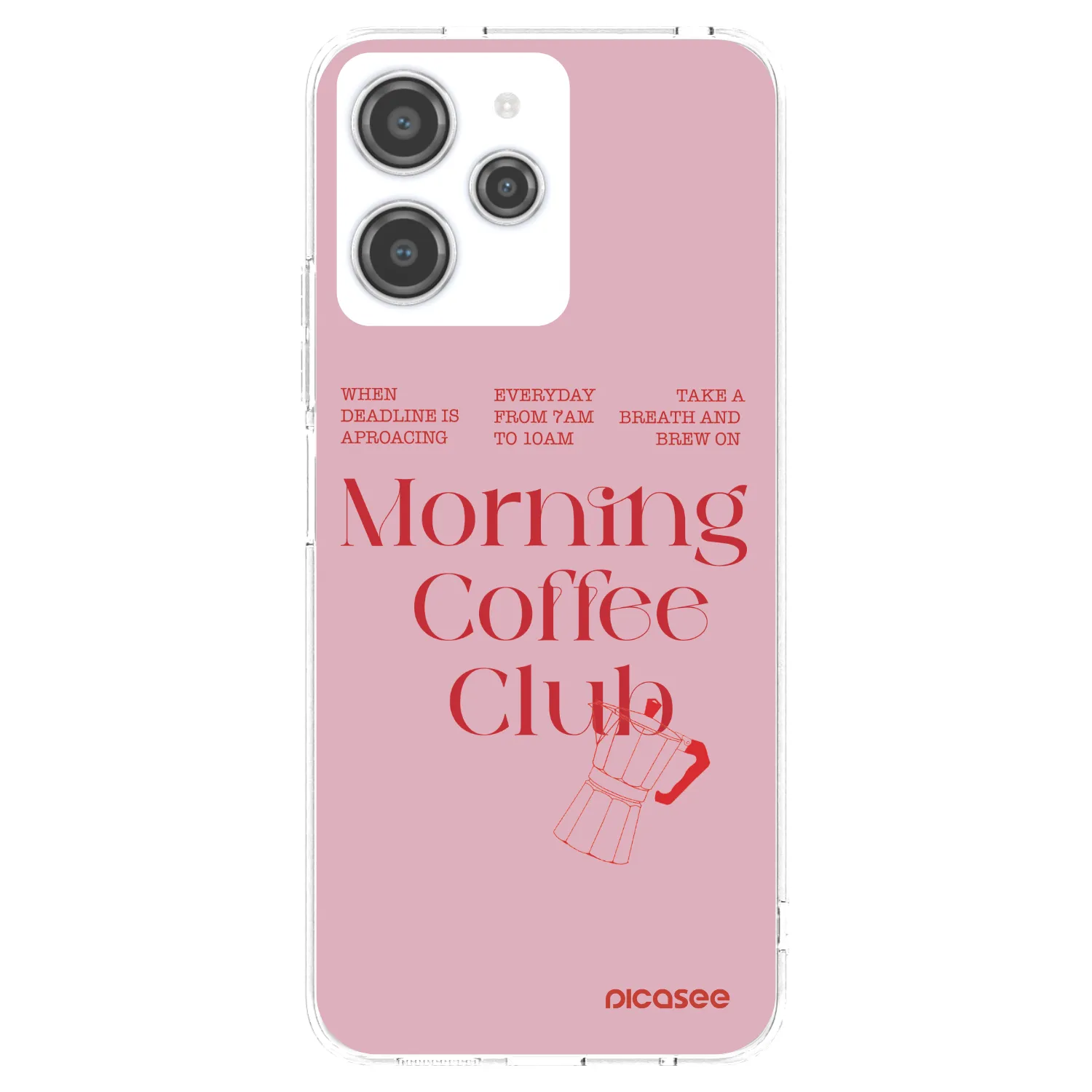 Picasee átlátszó szilikon tok az alábbi mobiltelefonokra Xiaomi Redmi 12 4G - Morning
