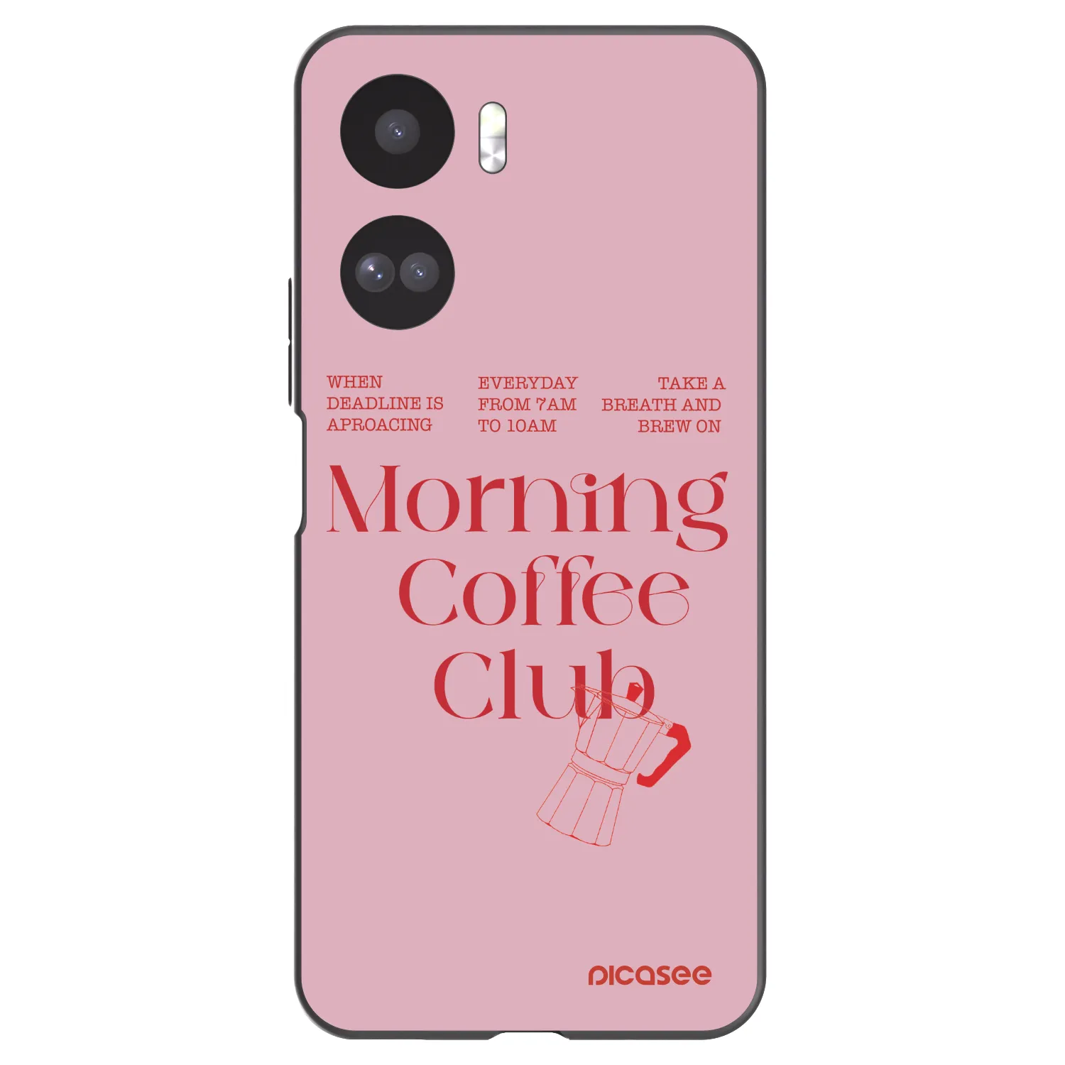Picasee fekete szilikon tok az alábbi mobiltelefonokra Honor 90 Lite 5G - Morning