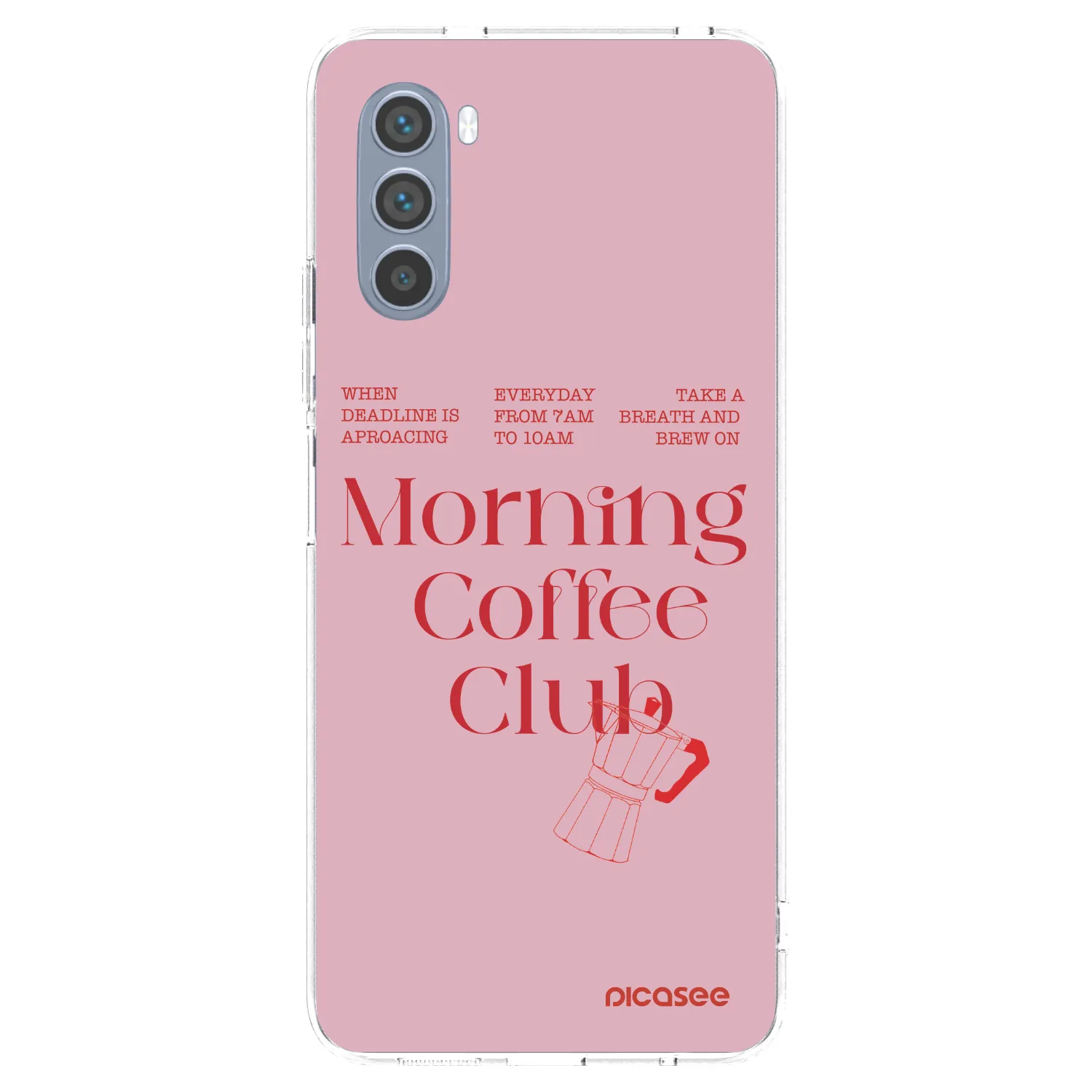 Picasee átlátszó szilikon tok az alábbi mobiltelefonokra Motorola Moto G62 - Morning