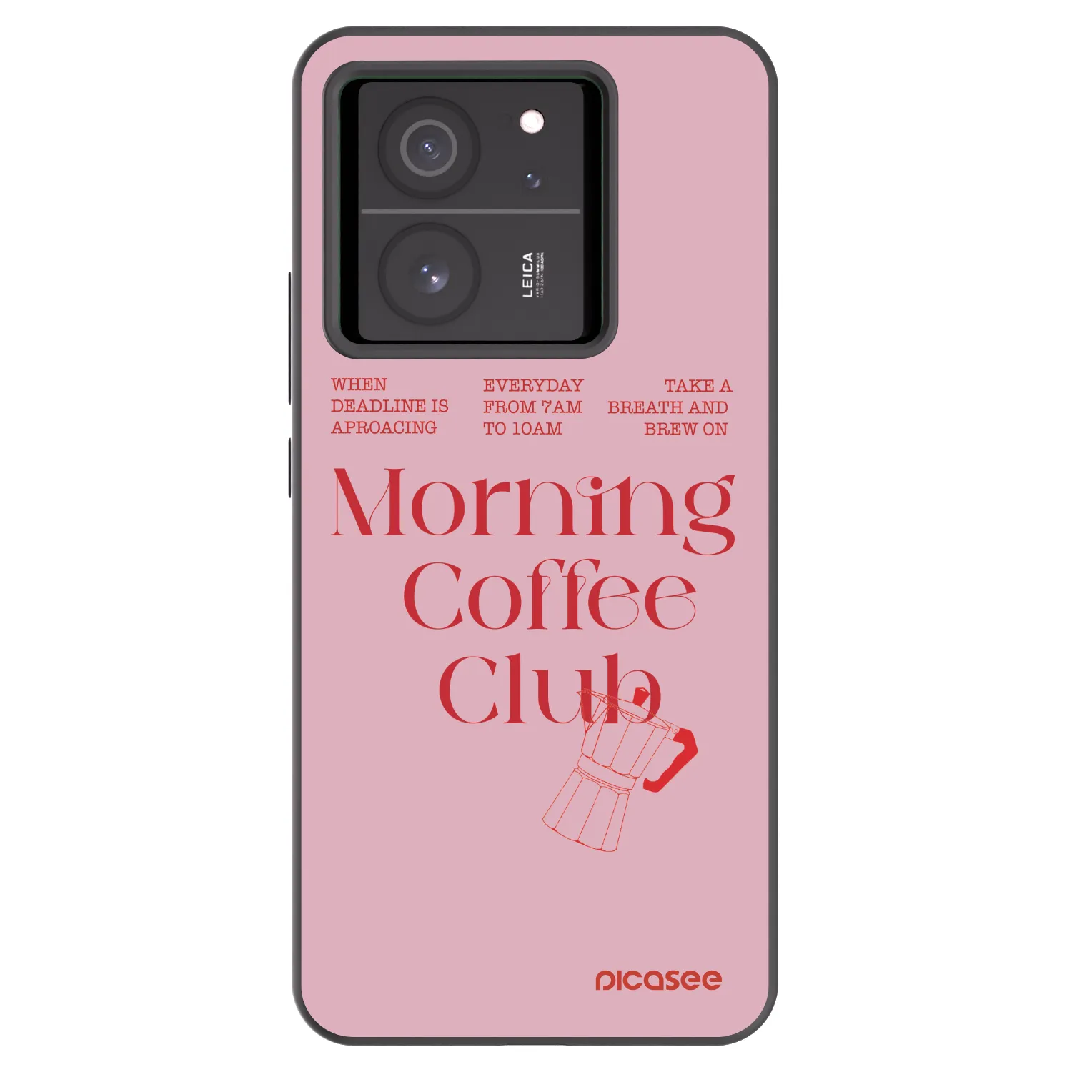 Picasee fekete szilikon tok az alábbi mobiltelefonokra Xiaomi 13T Pro - Morning