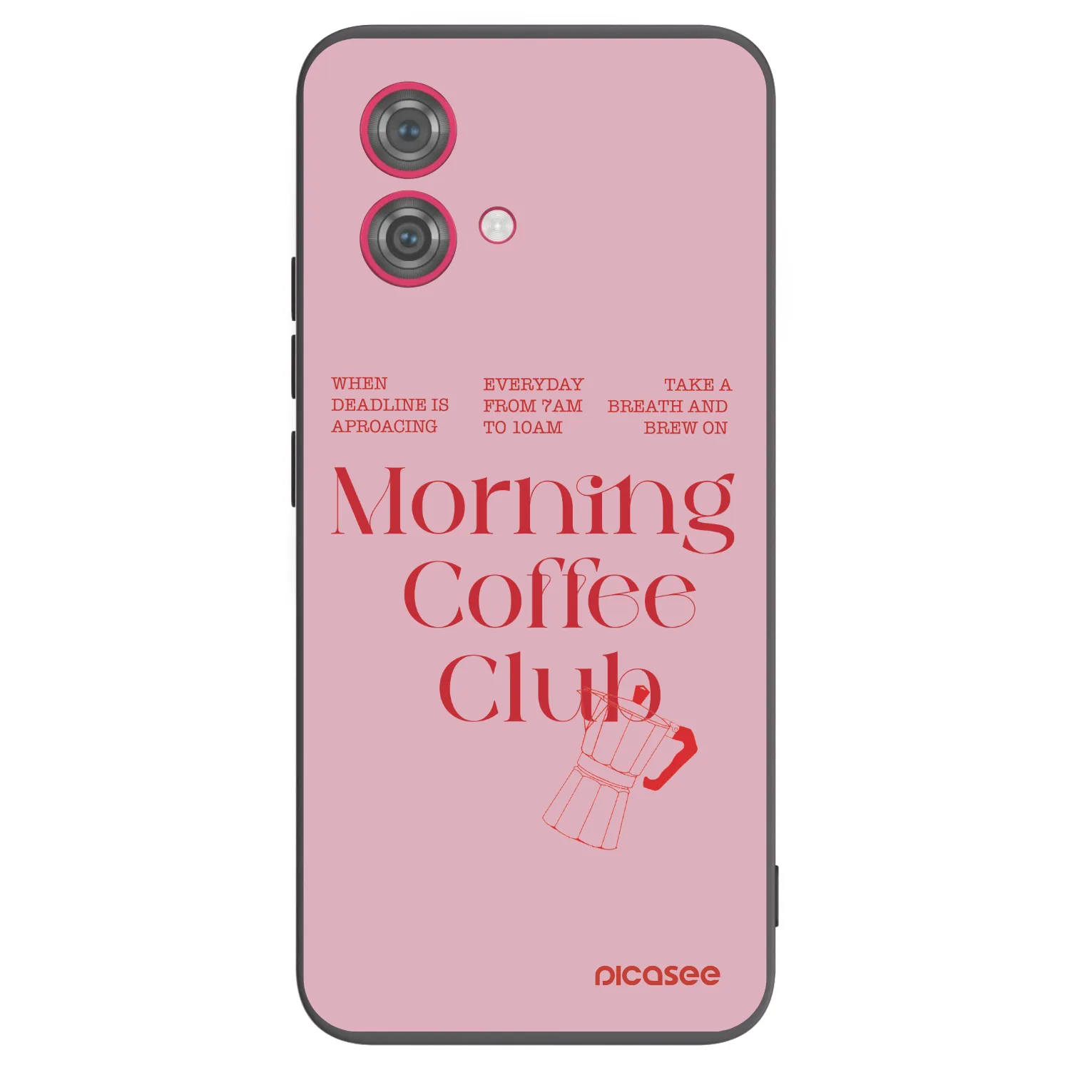 Picasee fekete szilikon tok az alábbi mobiltelefonokra Motorola Moto G84 5G - Morning