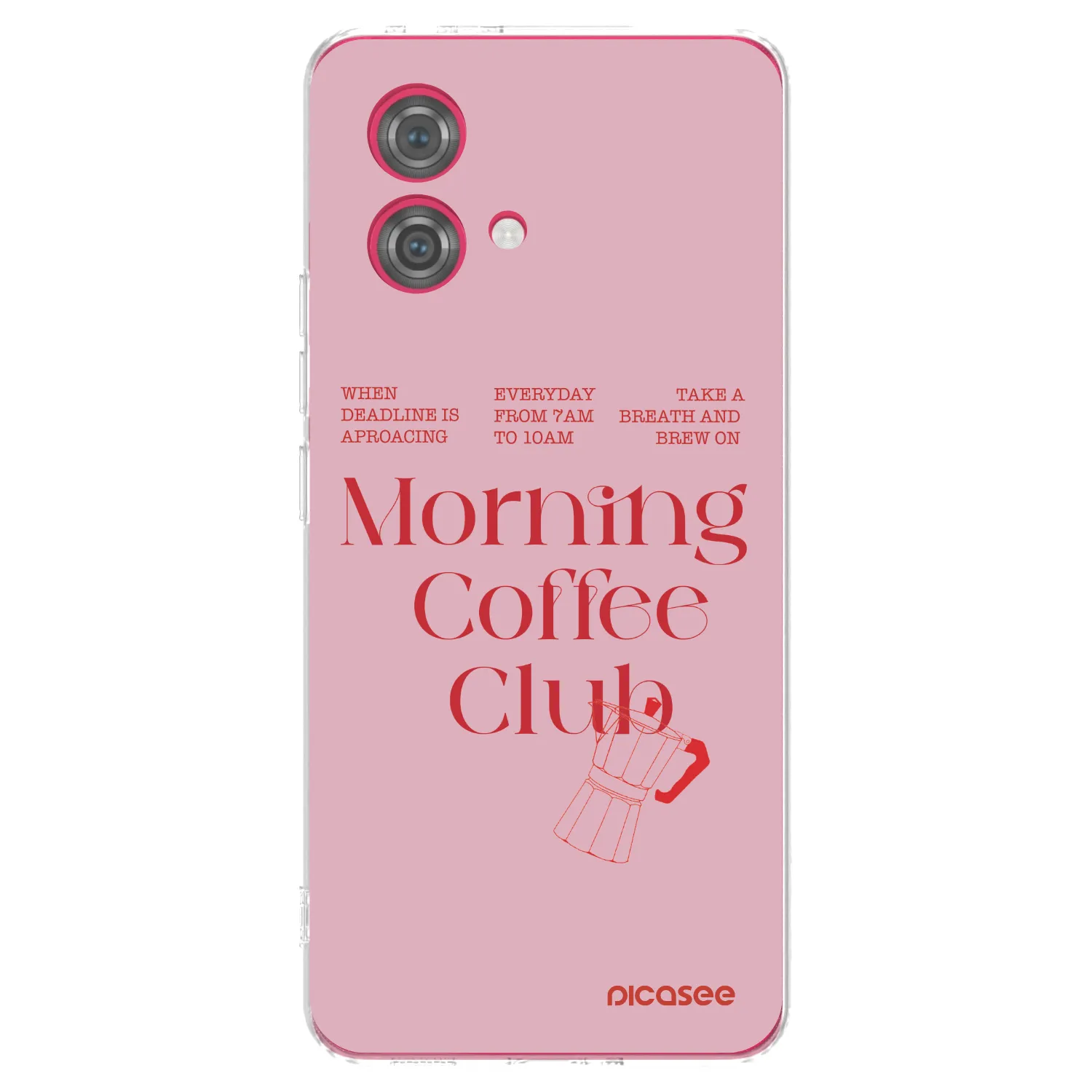 Picasee átlátszó szilikon tok az alábbi mobiltelefonokra Motorola Moto G84 5G - Morning