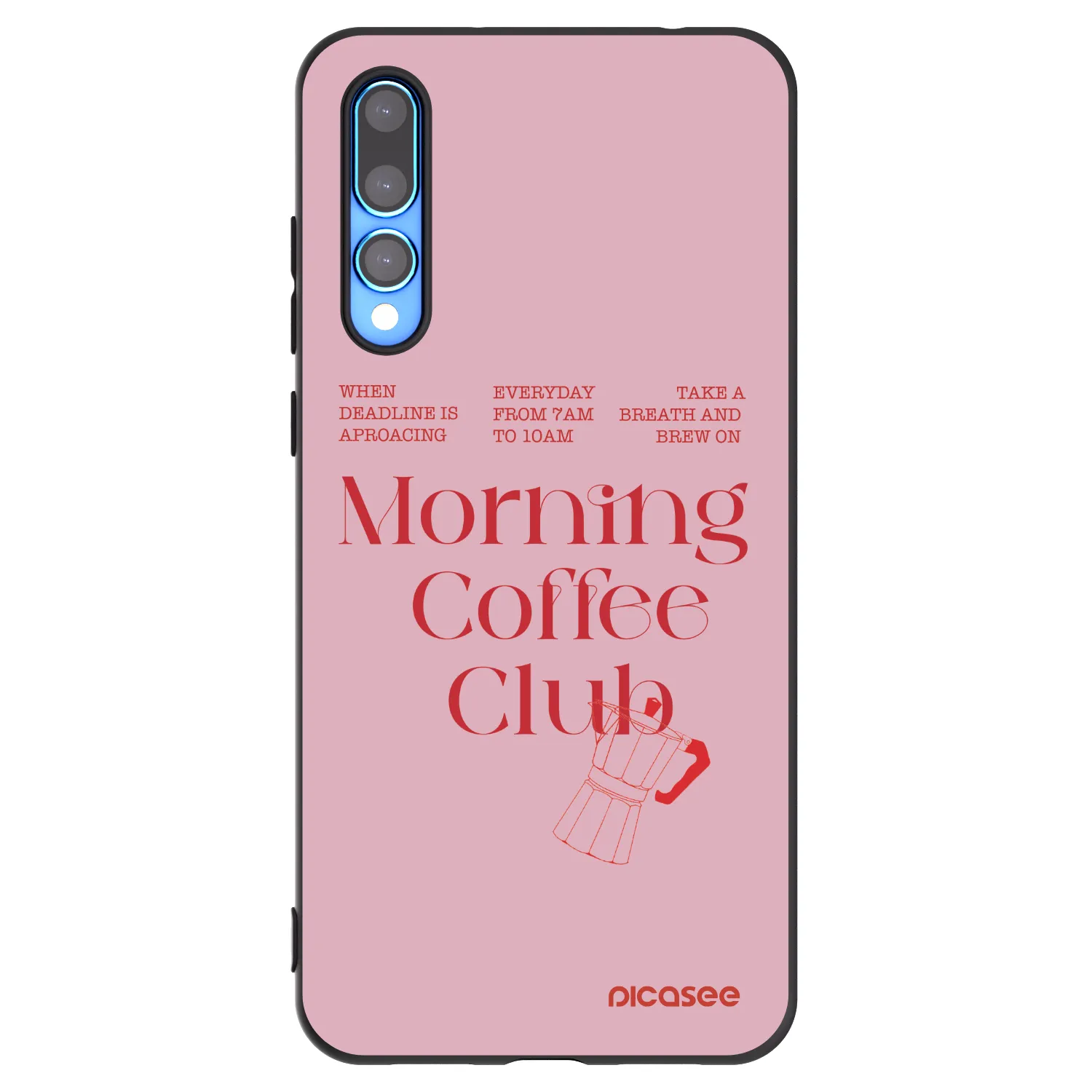 Picasee fekete szilikon tok az alábbi mobiltelefonokra Huawei P20 Pro - Morning