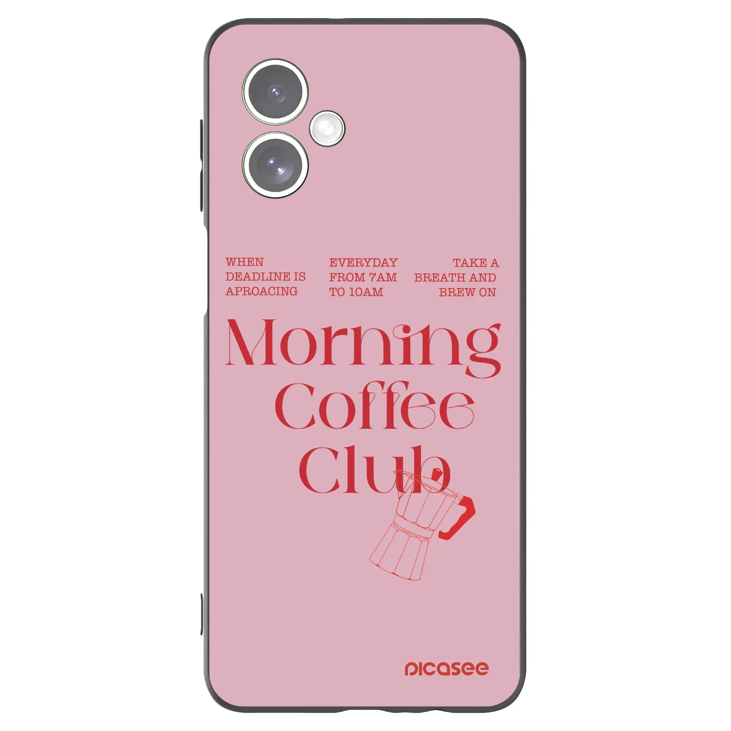Picasee fekete szilikon tok az alábbi mobiltelefonokra Motorola Moto G54 5G - Morning