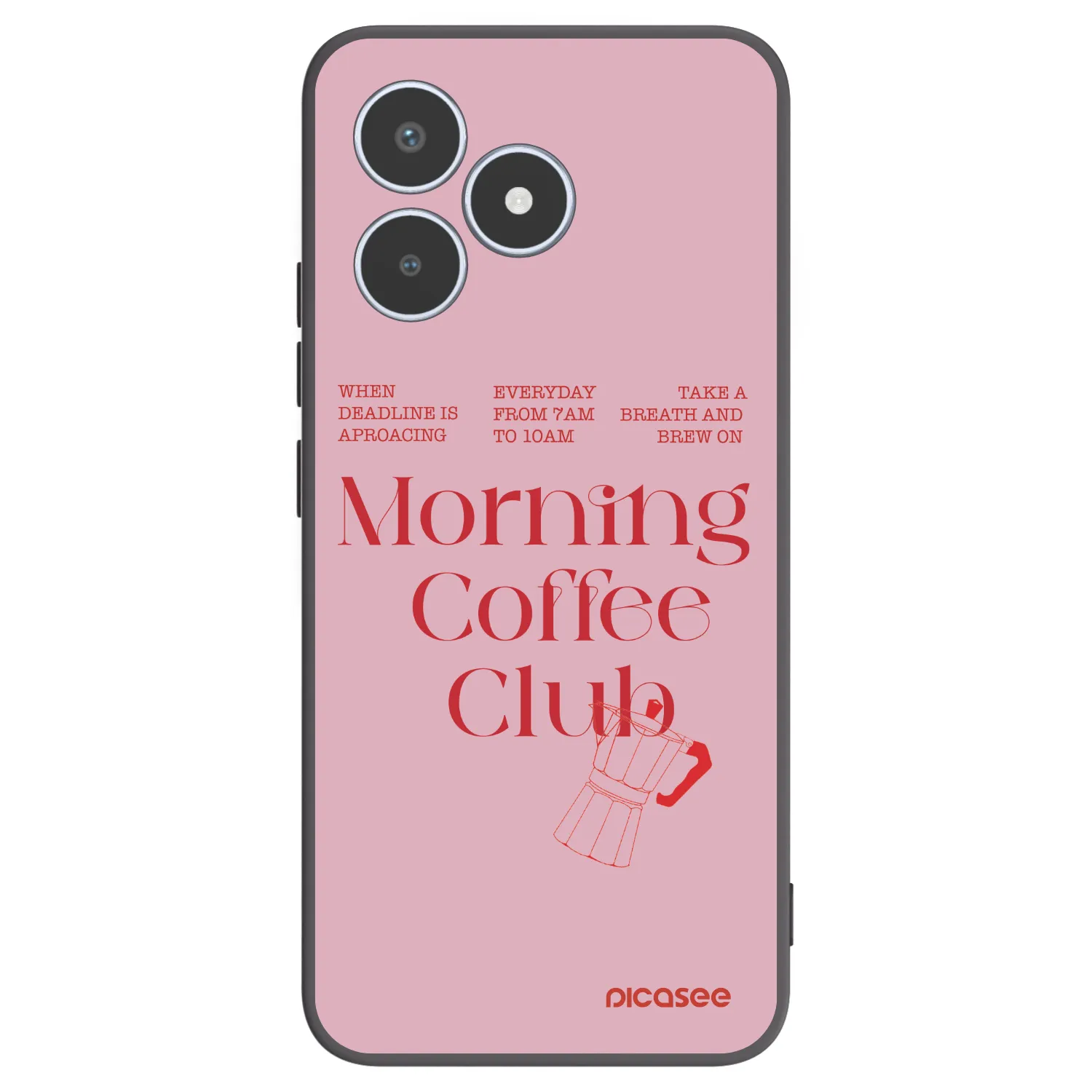 Picasee fekete szilikon tok az alábbi mobiltelefonokra Realme C53 - Morning