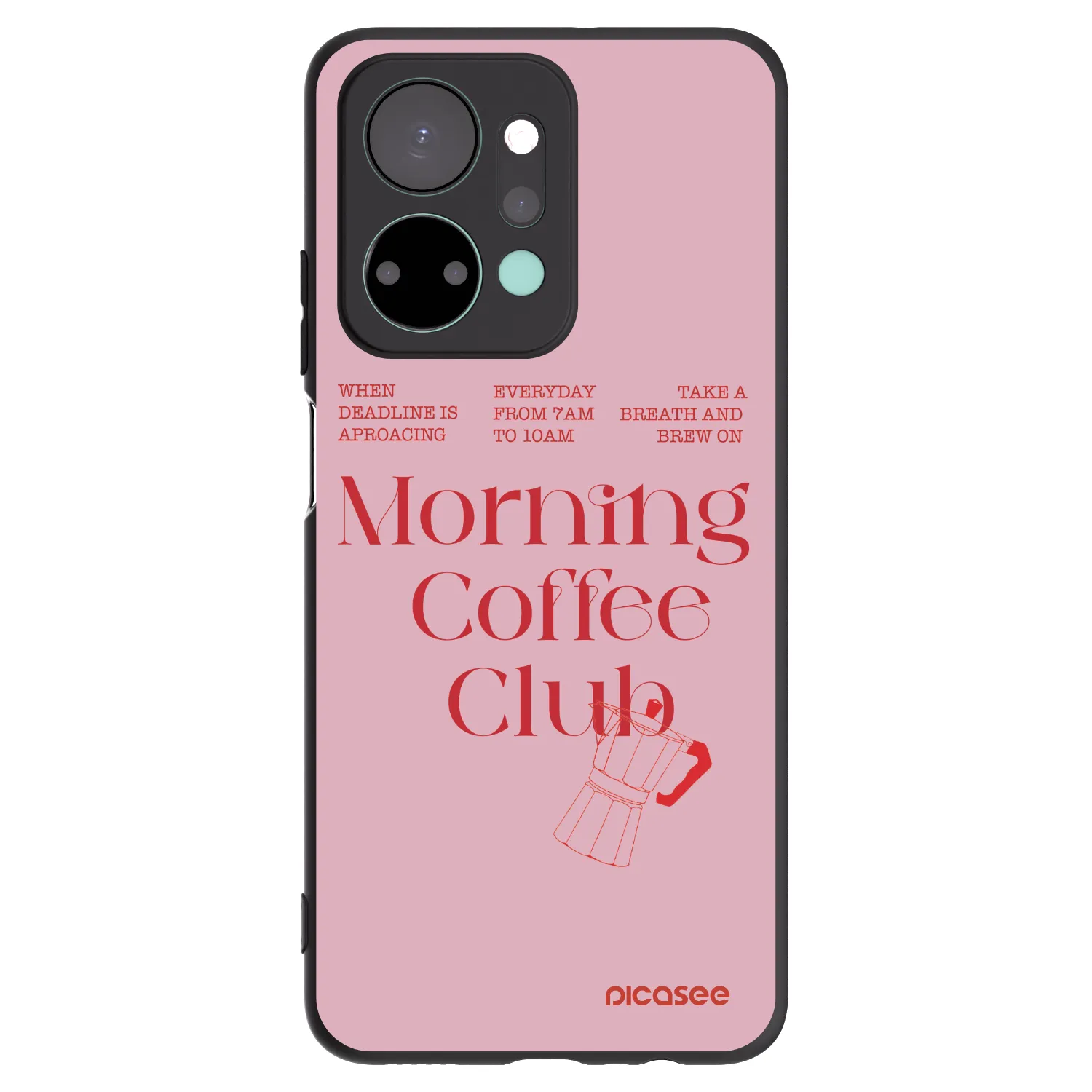 Picasee fekete szilikon tok az alábbi mobiltelefonokra Honor X7a - Morning