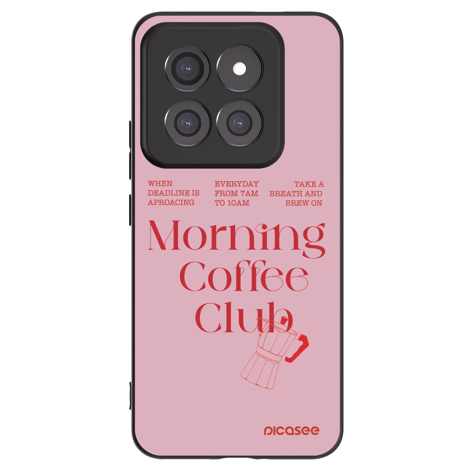 Picasee fekete szilikon tok az alábbi mobiltelefonokra Xiaomi 14 Pro - Morning