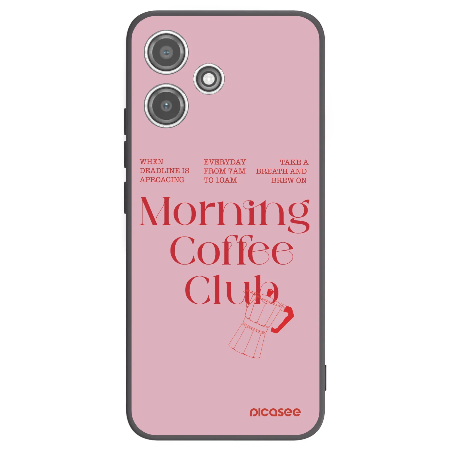 Picasee fekete szilikon tok az alábbi mobiltelefonokra Xiaomi Redmi 12 5G - Morning