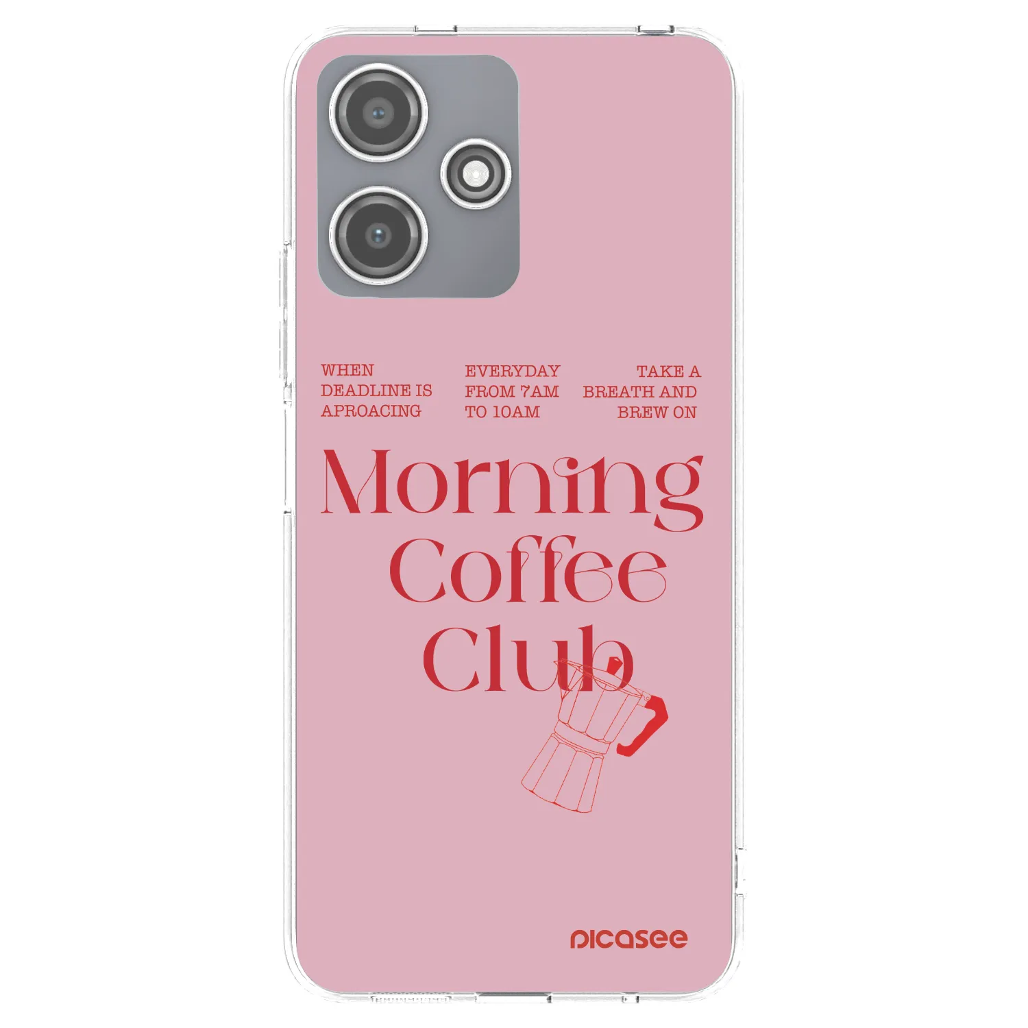 Picasee átlátszó szilikon tok az alábbi mobiltelefonokra Xiaomi Redmi 12 5G - Morning