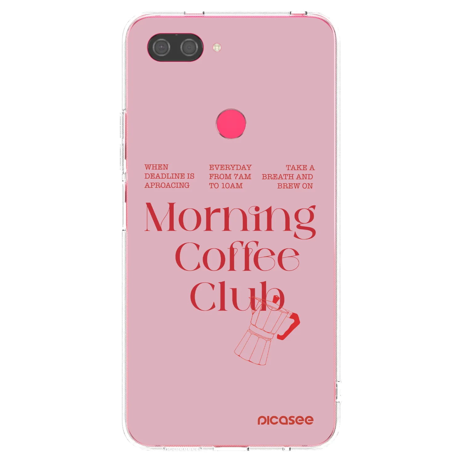 Picasee átlátszó szilikon tok az alábbi mobiltelefonokra Xiaomi Mi 8 Lite - Morning