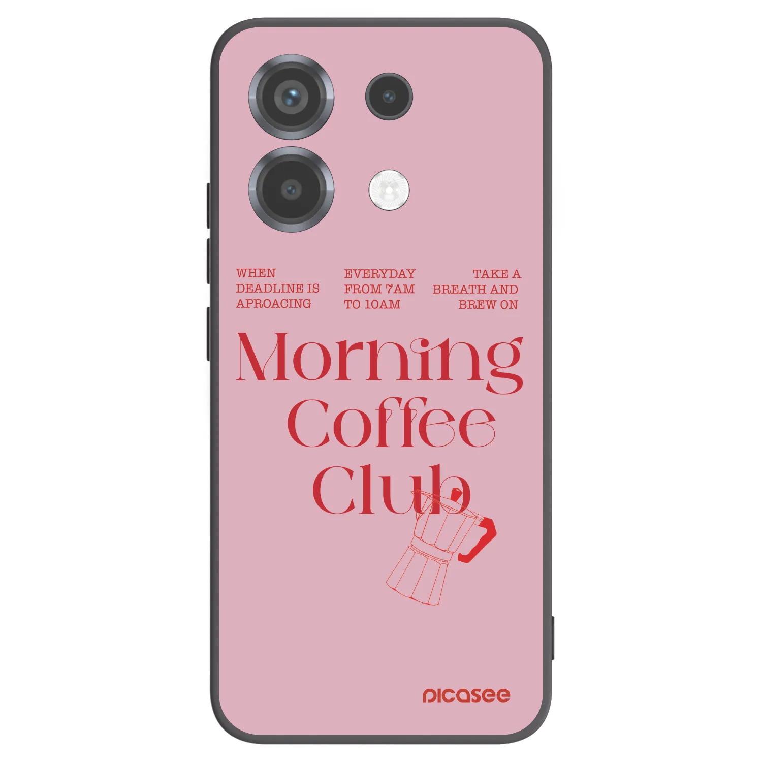 Picasee fekete szilikon tok az alábbi mobiltelefonokra Xiaomi Poco X6 - Morning