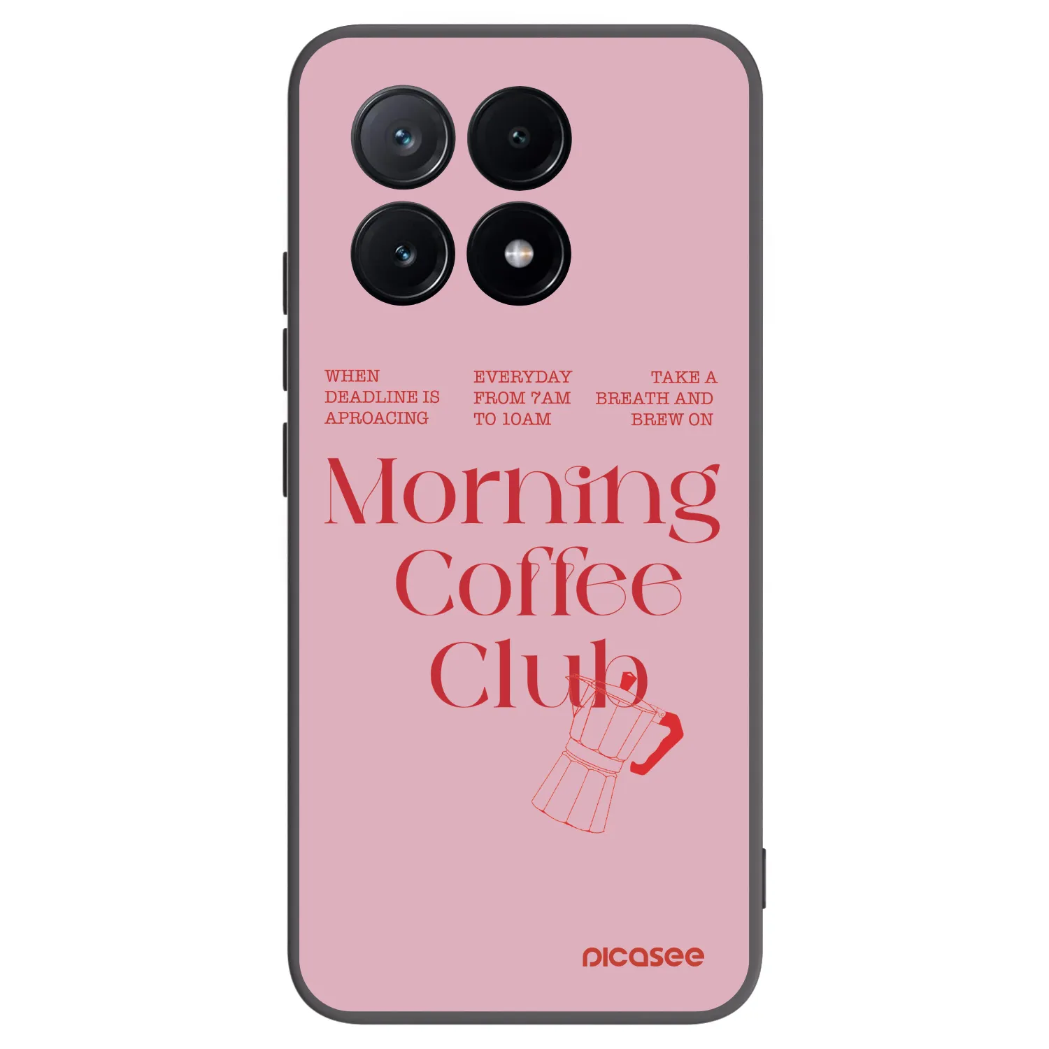 Picasee fekete szilikon tok az alábbi mobiltelefonokra Xiaomi Poco X6 Pro - Morning