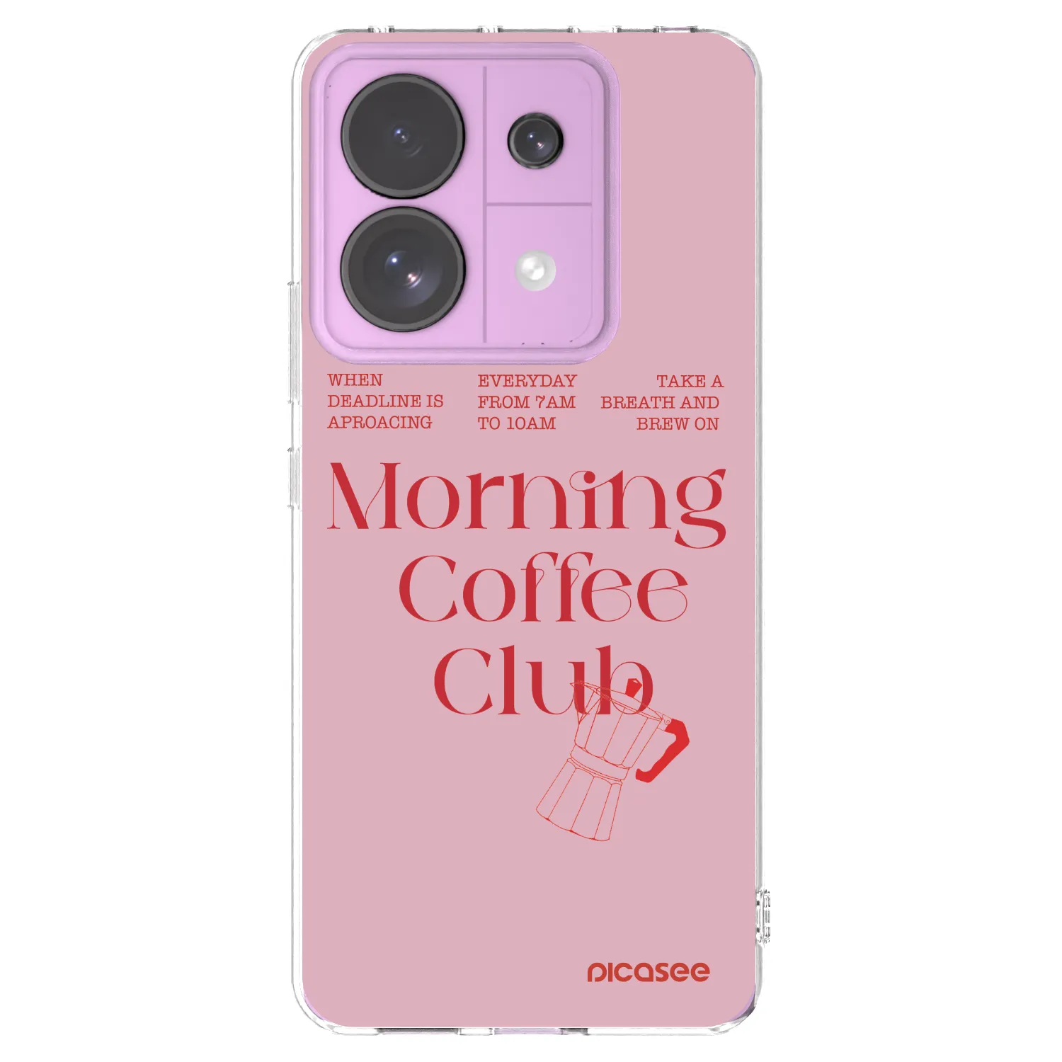 Picasee átlátszó szilikon tok az alábbi mobiltelefonokra Xiaomi Redmi Note 13 Pro 5G - Morning