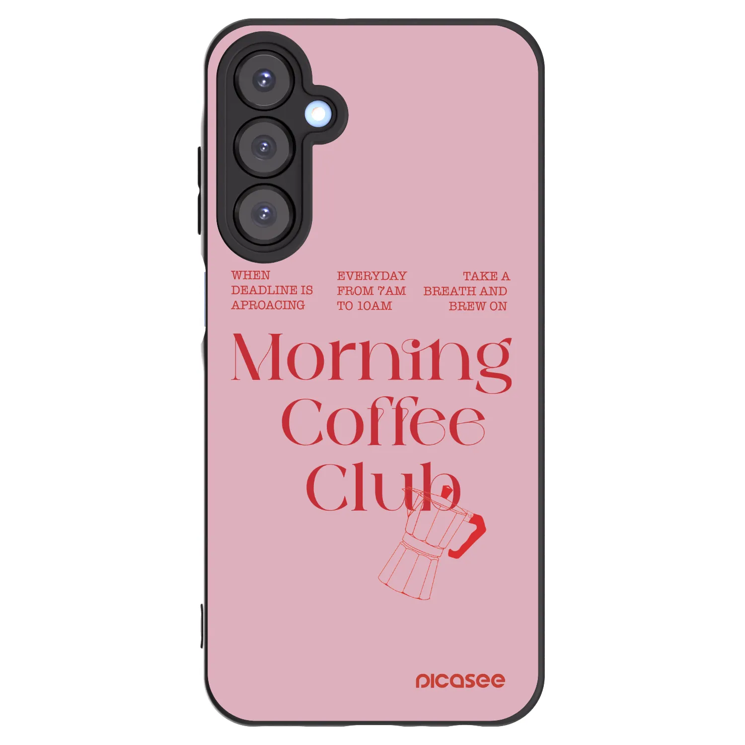 Picasee fekete szilikon tok az alábbi mobiltelefonokra Samsung Galaxy A25 A256B 5G - Morning