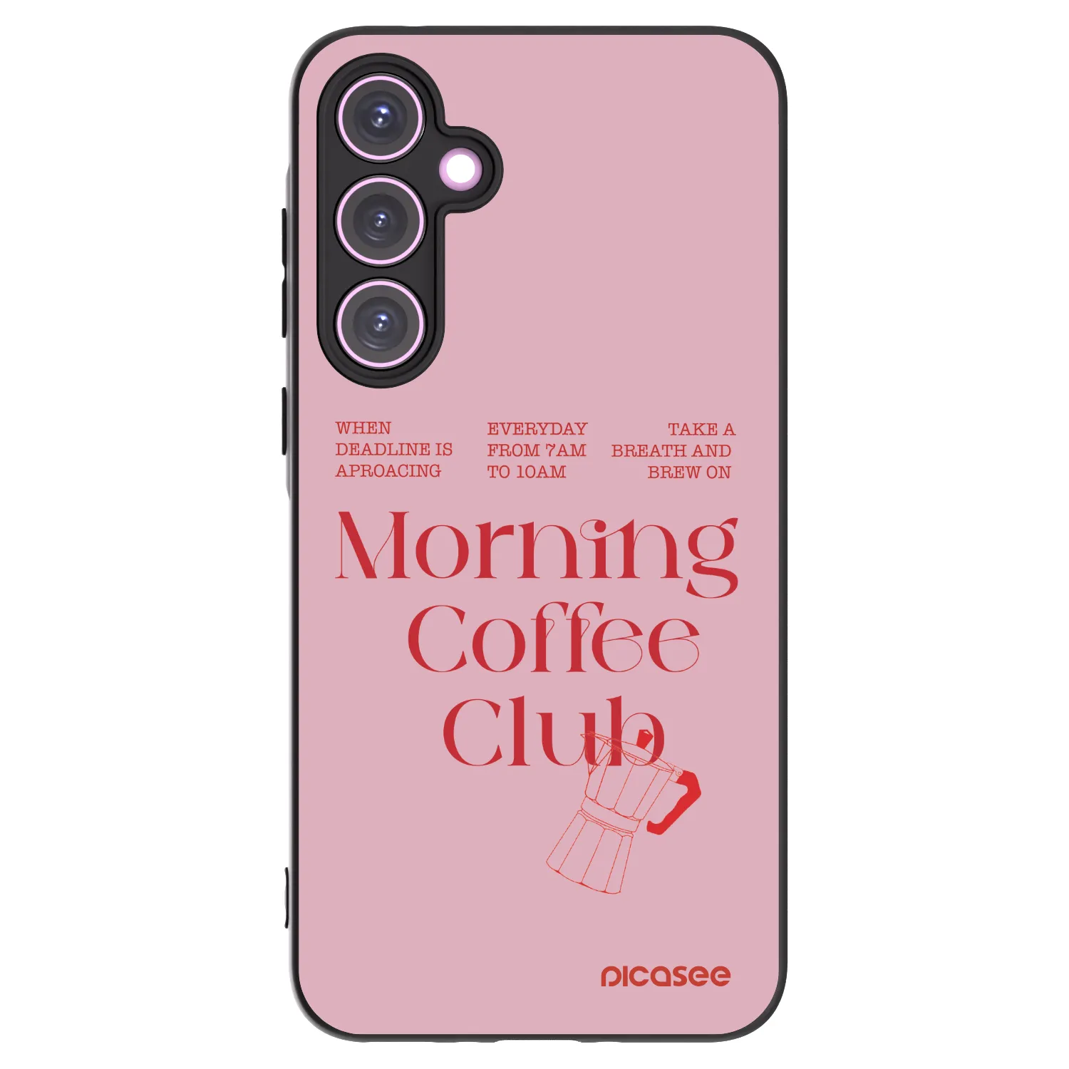 Picasee fekete szilikon tok az alábbi mobiltelefonokra Samsung Galaxy A35 5G A356B - Morning