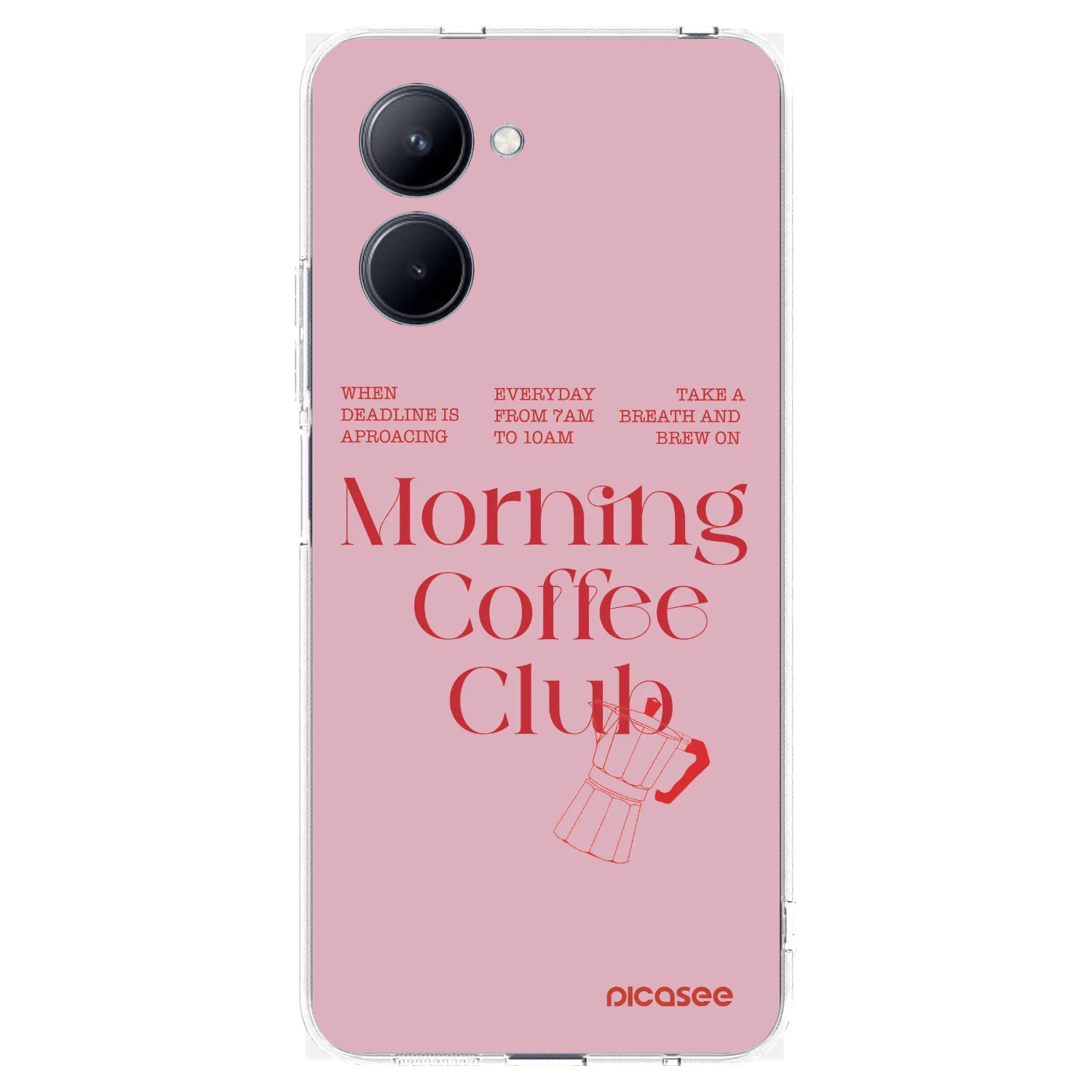 Picasee átlátszó szilikon tok az alábbi mobiltelefonokra Realme C33 (2023) - Morning