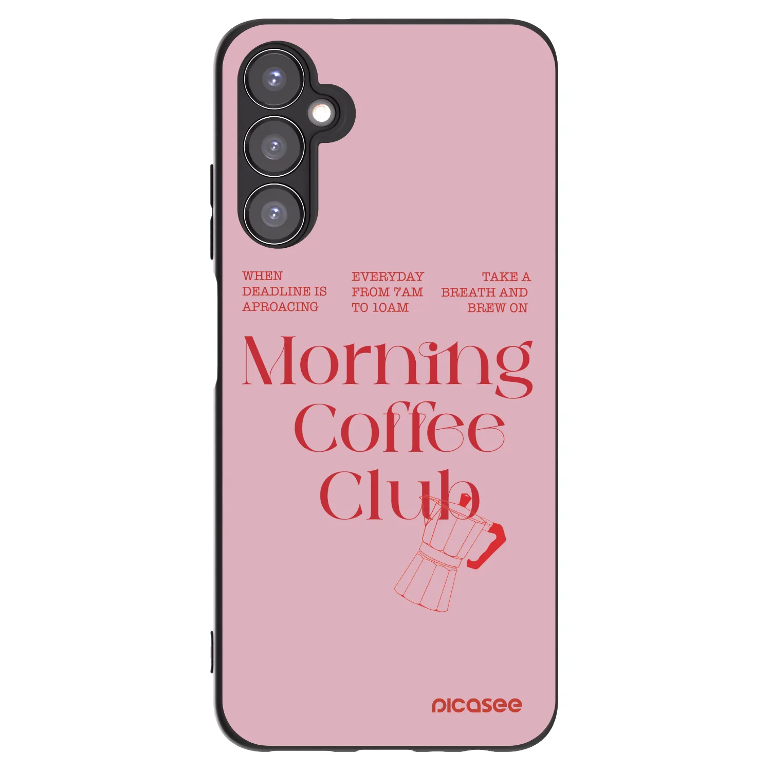 Picasee fekete szilikon tok az alábbi mobiltelefonokra Samsung Galaxy A05s A057G - Morning
