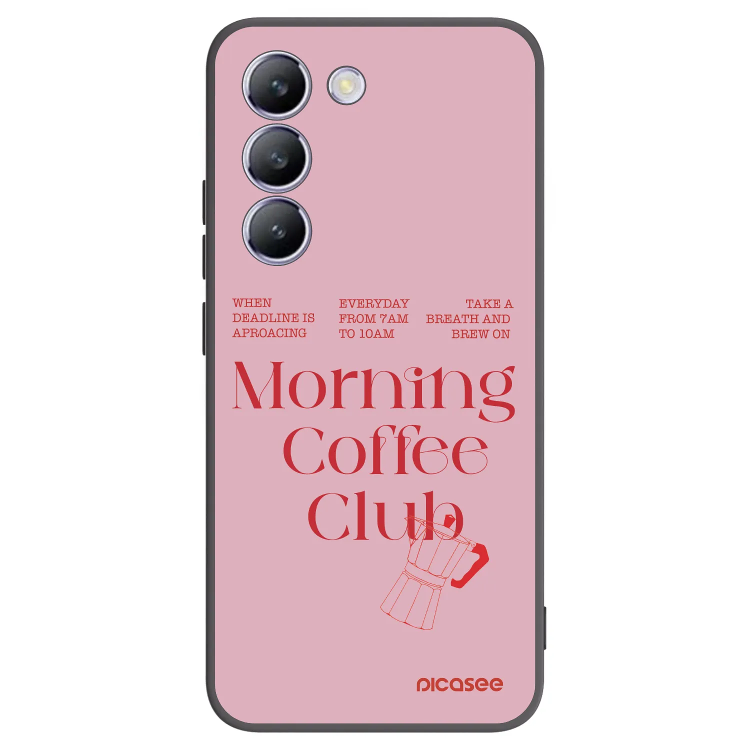 Picasee fekete szilikon tok az alábbi mobiltelefonokra Vivo V40 SE 5G - Morning