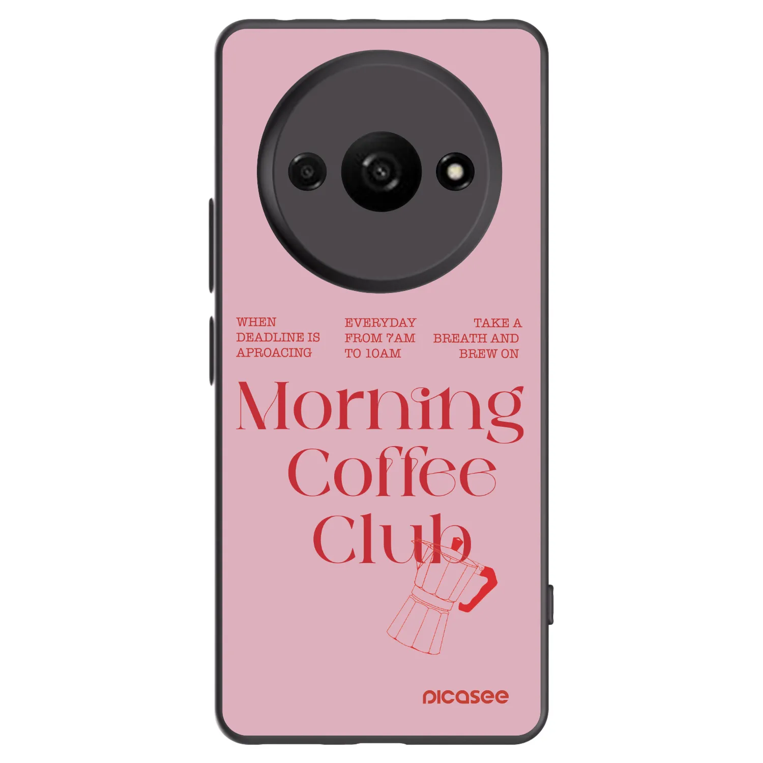 Picasee fekete szilikon tok az alábbi mobiltelefonokra Xiaomi Redmi A3 - Morning