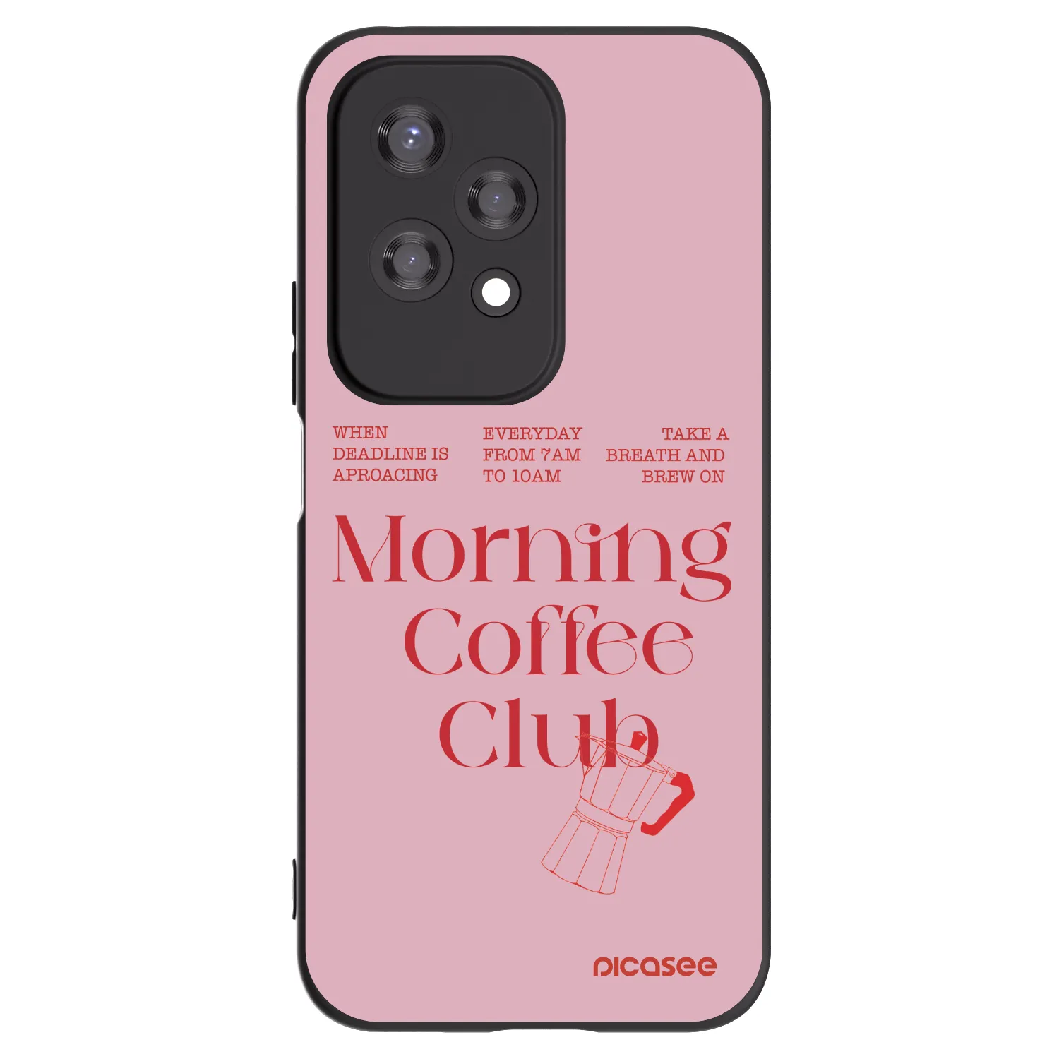 Picasee fekete szilikon tok az alábbi mobiltelefonokra Honor 200 Lite - Morning